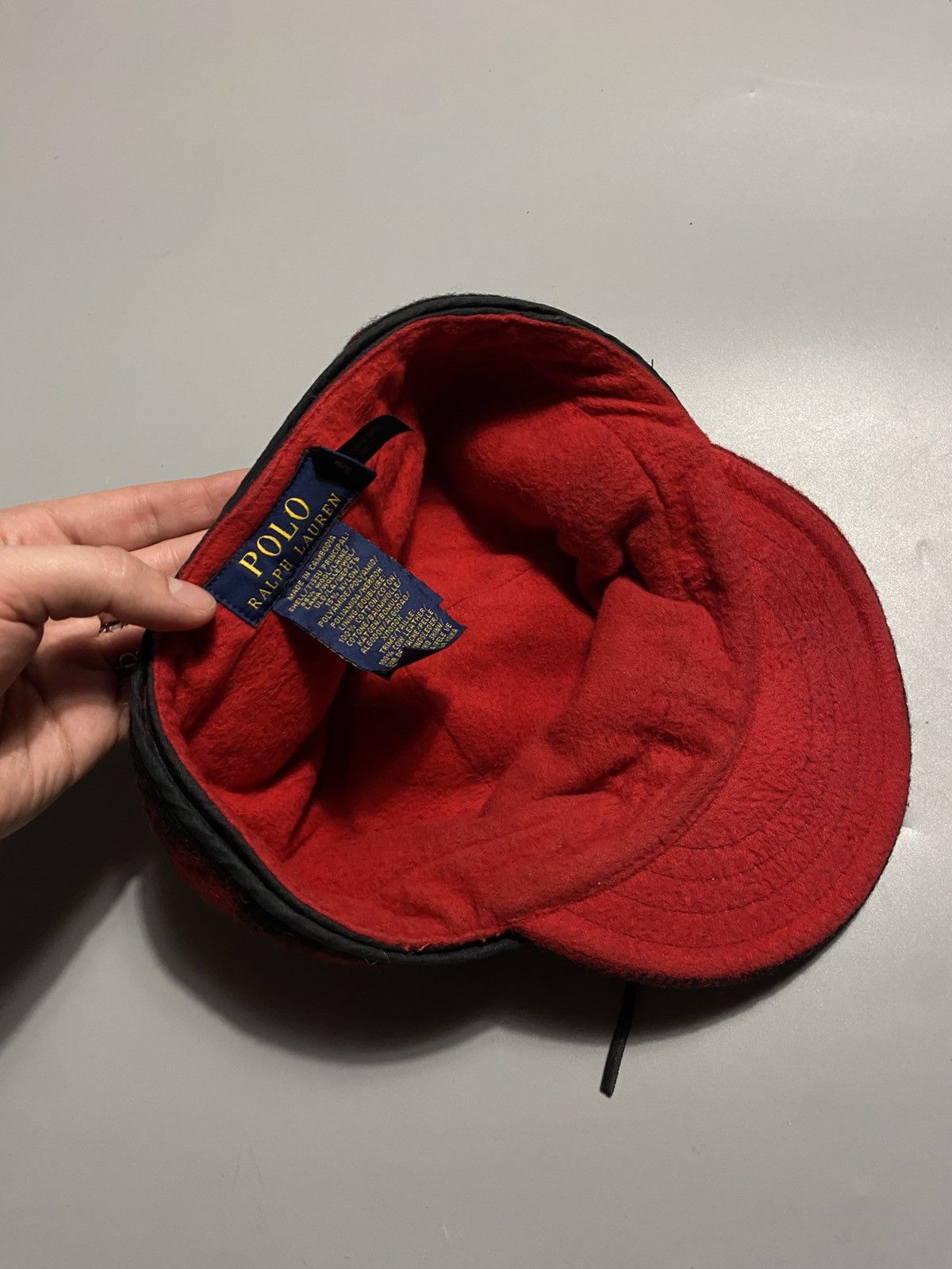 Polo Ralph Lauren Polo Ralph Lauren plaid hunting wool cap Size ONE SIZE - 8 Thumbnail