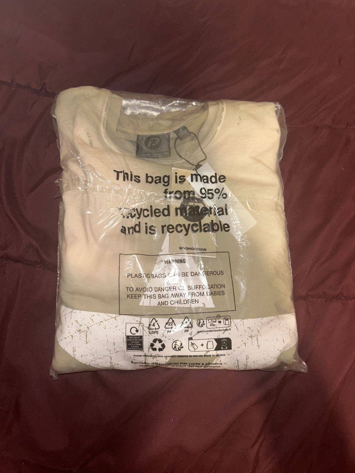 Boohoo 🅿️ star by gunna oversized cropped sweatshirt Size US M / EU 48-50 / 2 - 5 Thumbnail