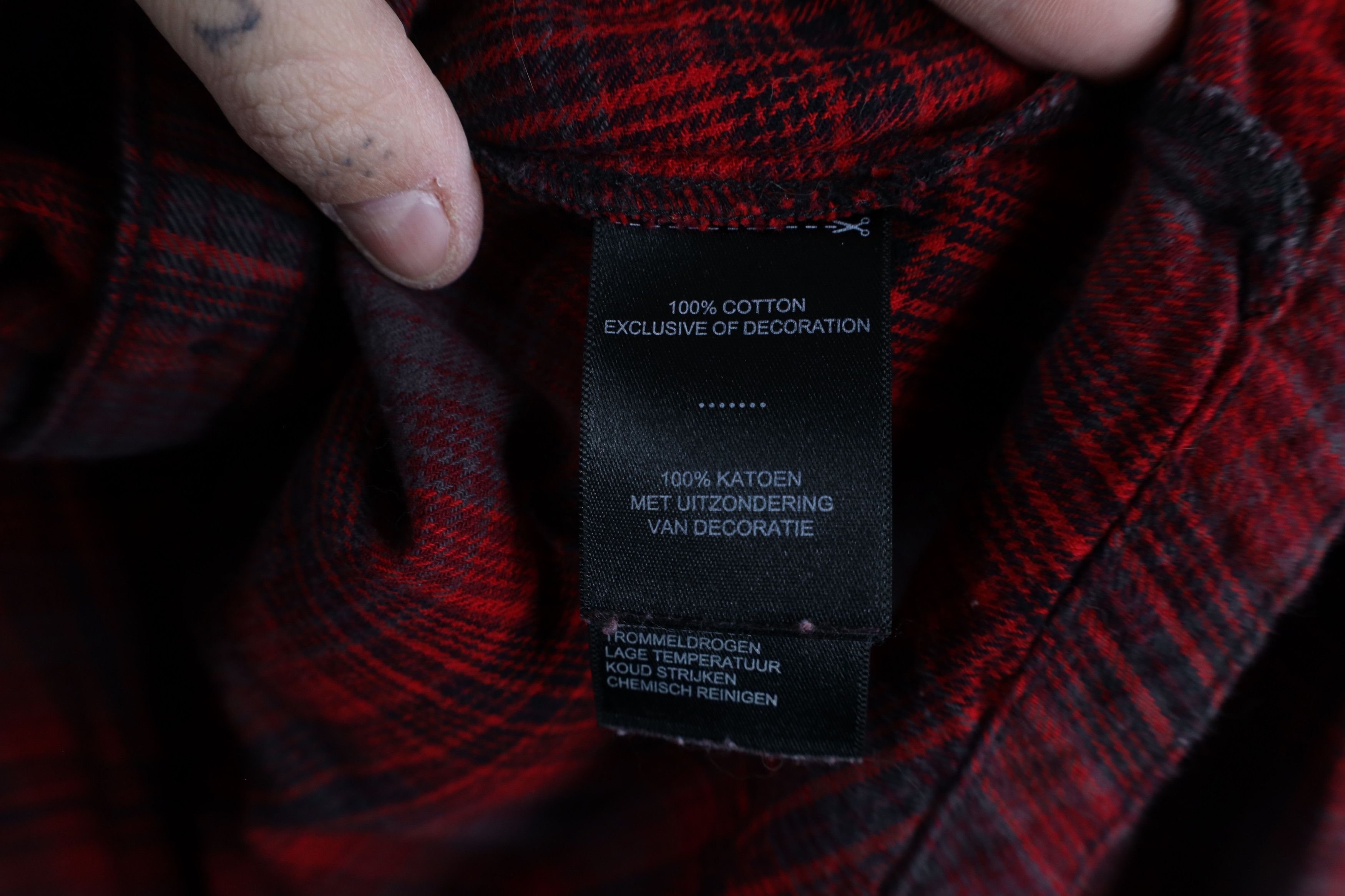 Harley Davidson × Vintage Vintage Harley Davidson Spell Out Flannel Button Shirt Plaid Size S / US 4 / IT 40 - 8 Thumbnail