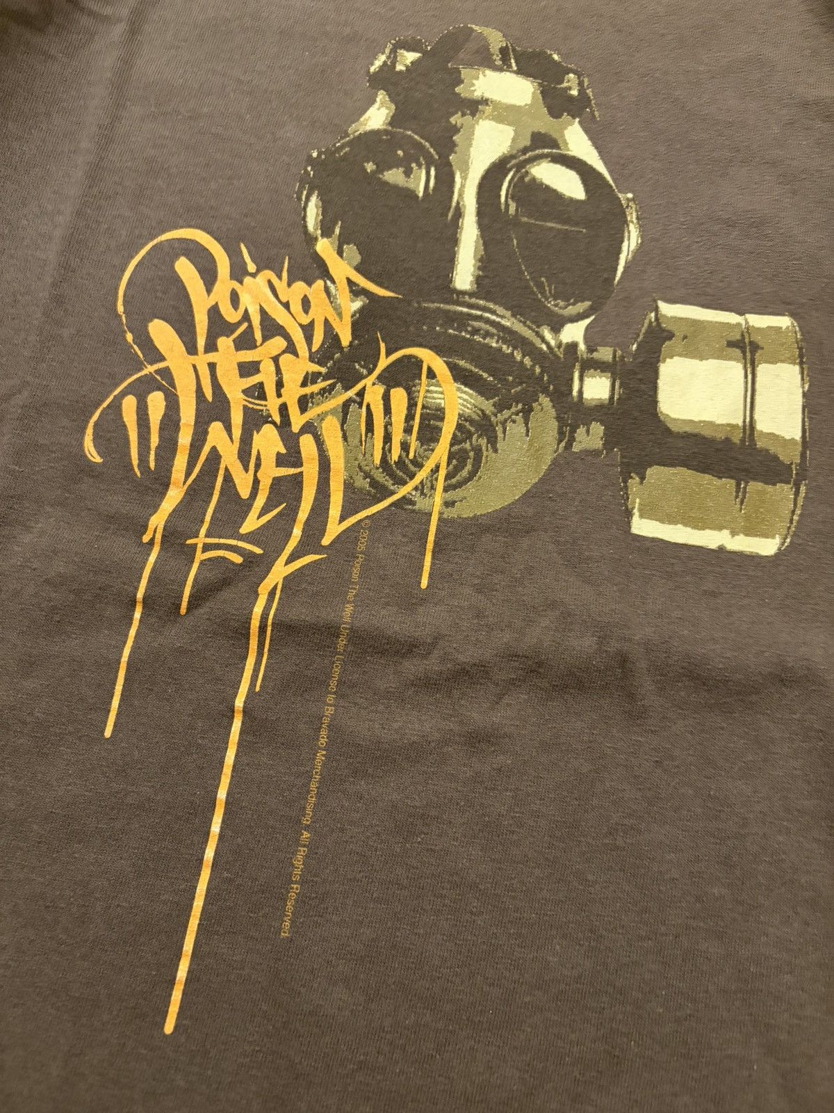 Band Tees Vintage 2005 Poison The Well Gas Mask Shirt Size US L / EU 52-54 / 3 - 2 Thumbnail