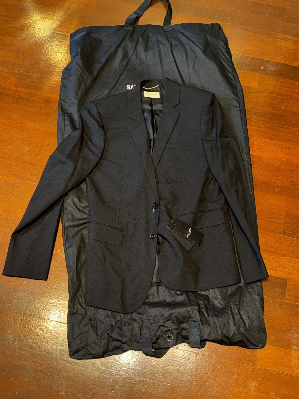 Saint Laurent Paris Hedi Slimane Saint Laurent jacket Swarovski Crystal new Size 48R - 11 Thumbnail