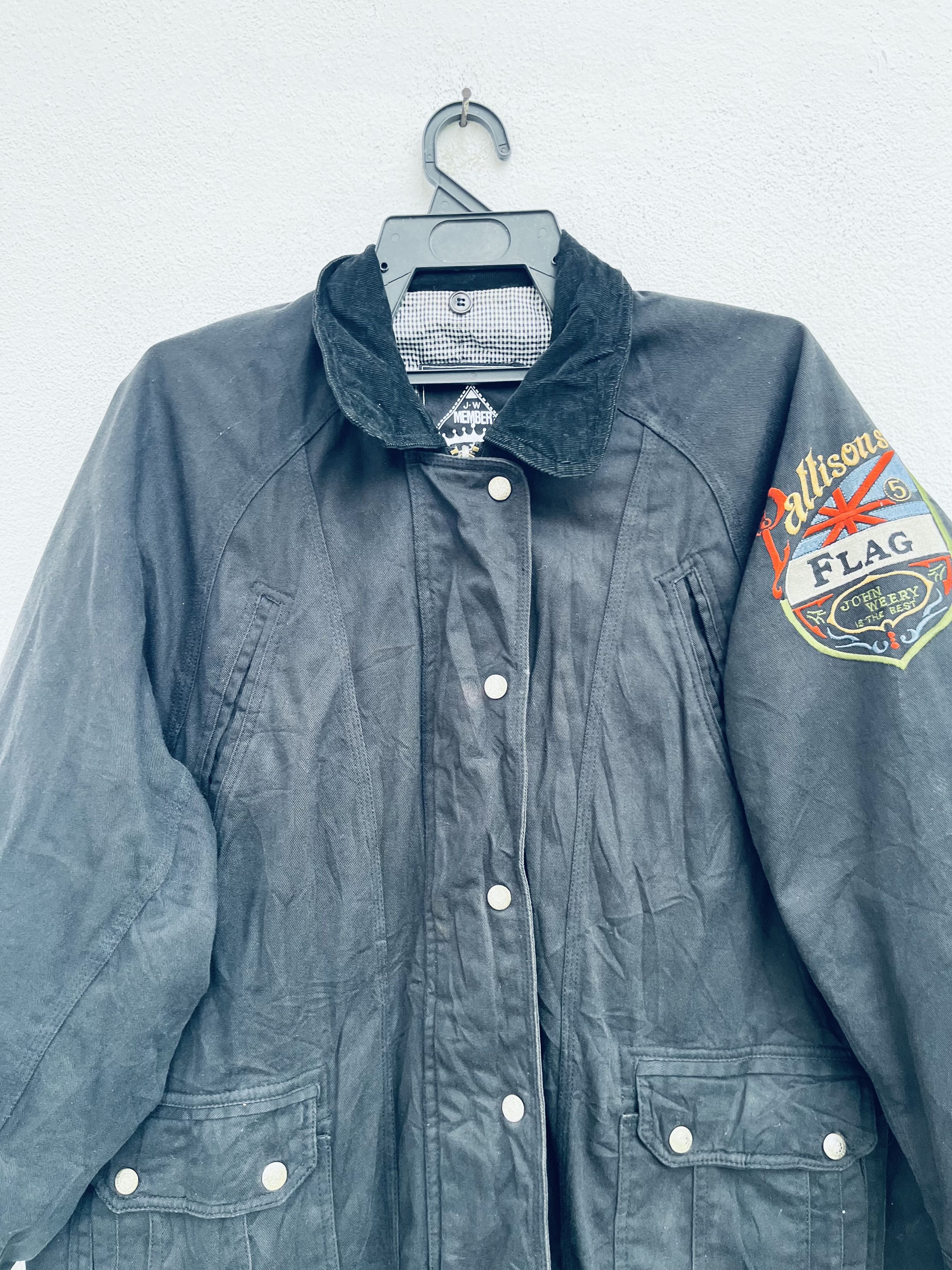 Japanese Brand Vintage Pattisons Flag John Werry Designer Style Size US XL / EU 56 / 4 - 3 Thumbnail
