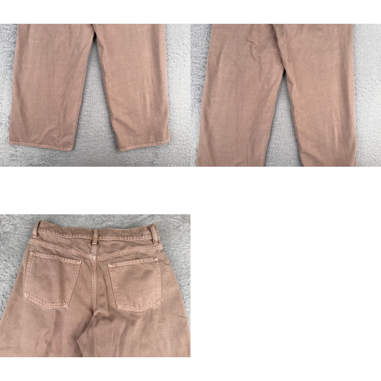 Old Navy Old Navy Jeans Womens 2 Pink Baggy Wide Leg Mid Rise Cotton Lyocell Blend 28x28 Size 26" / US 2 / IT 38 - 10 Thumbnail