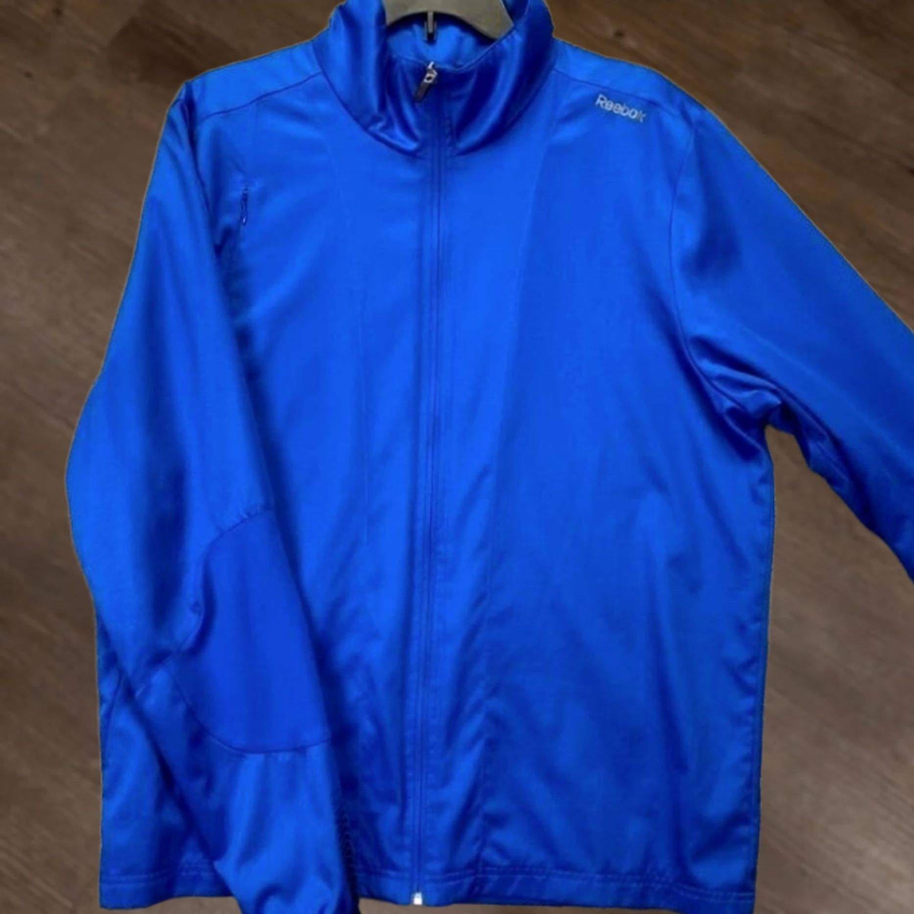 Reebok Reebok Jacket Mens L Blue Windbreaker Performance Lightweight Full Zip EUC Size US L / EU 52-54 / 3 - 1 Thumbnail