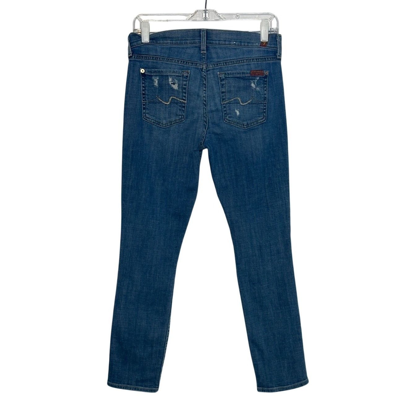 7 For All Mankind 7 for all mankind Josefina boyfriend button fly jeans size 0 Size 25" / US 0 / IT 36 - 10 Thumbnail