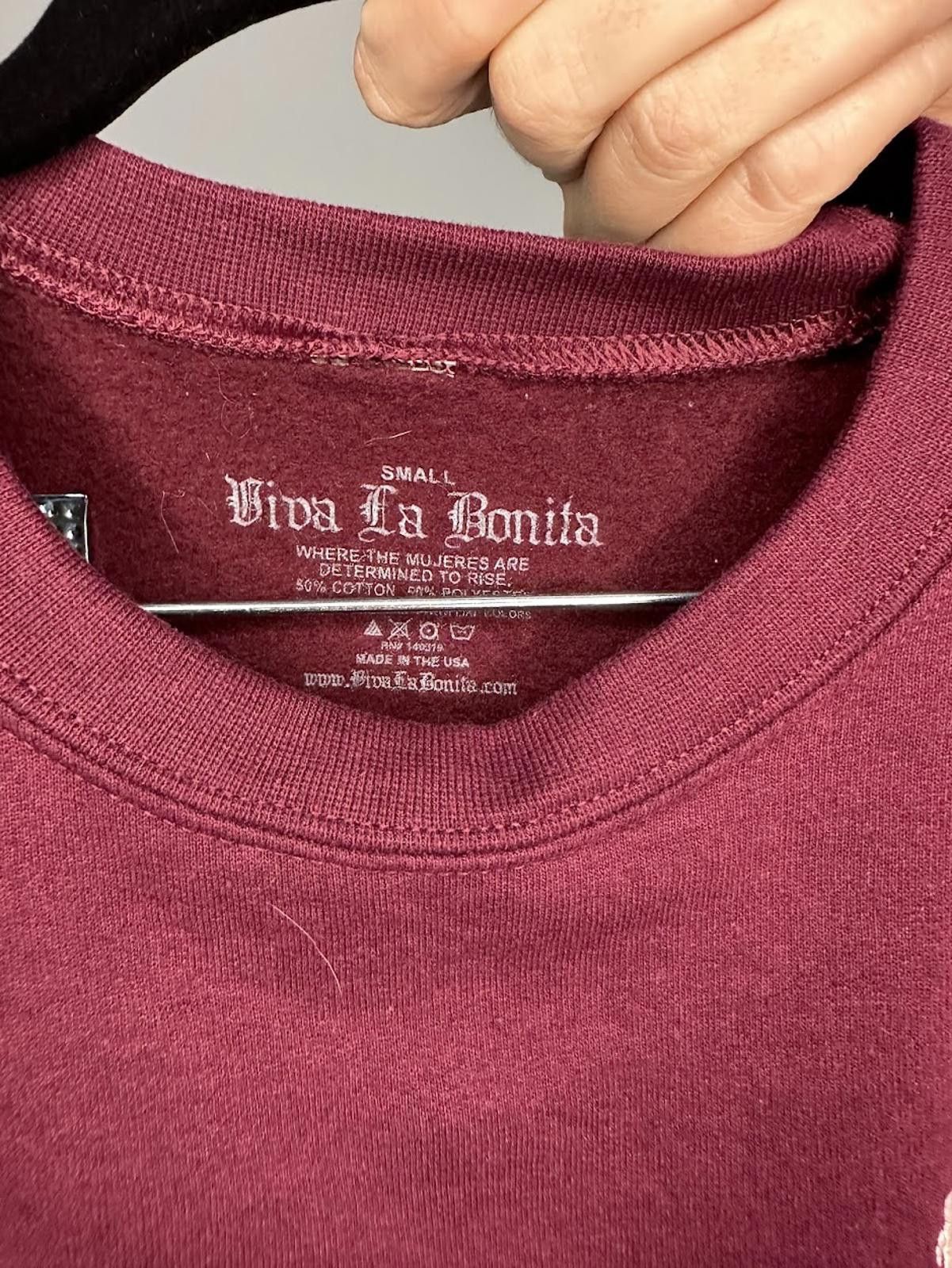 Other "Mujeres are Magic" Burgundy Crewneck Sweatshirt - Sz. S Size S / US 4 / IT 40 - 2 Thumbnail