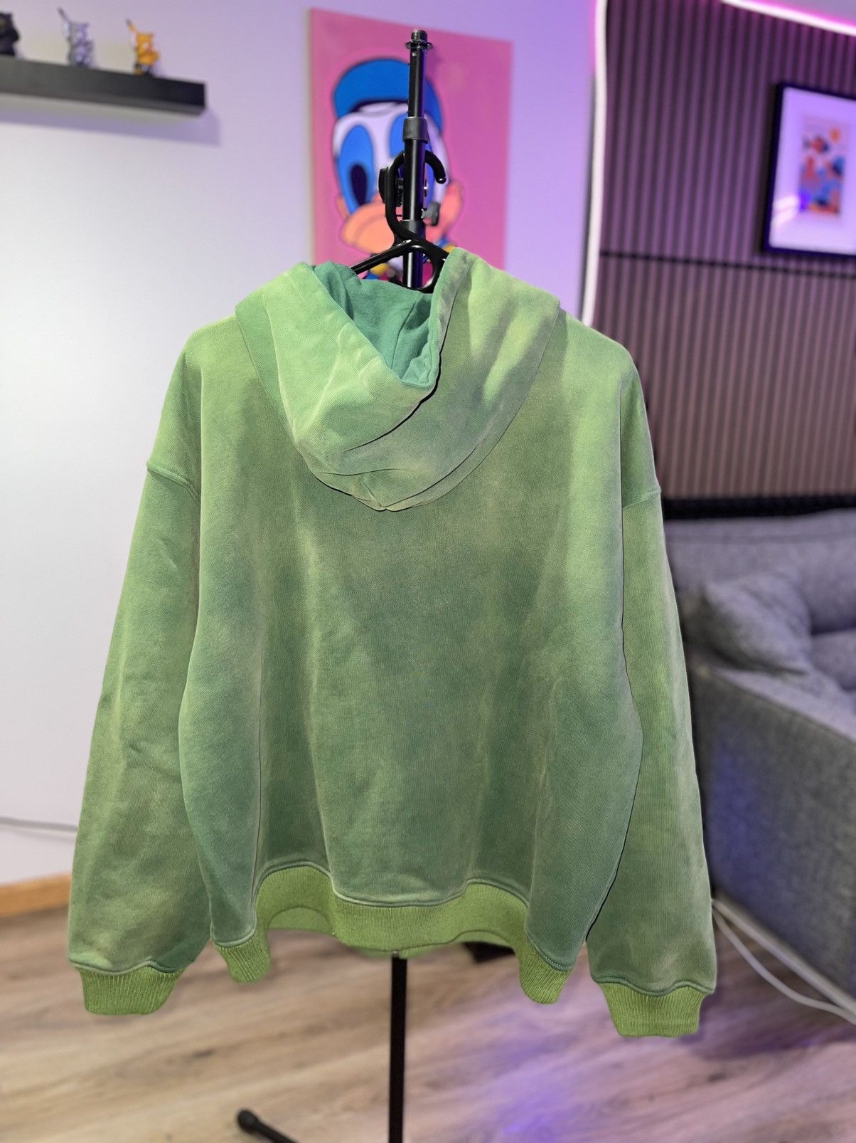 KidSuper Patchwork Face Washed Heavyweight Zip Hoodie Size US L / EU 52-54 / 3 - 2 Thumbnail