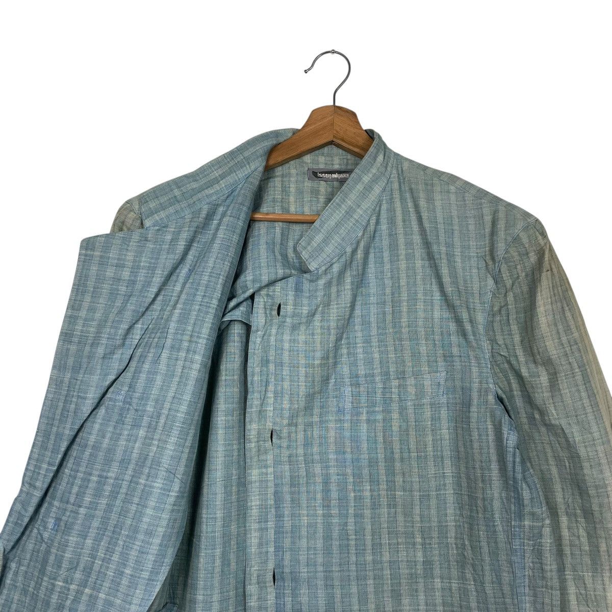 Issey Miyake Vintage 80s Issey Miyake Hickory Faded Jacket Size US M / EU 48-50 / 2 - 10 Thumbnail