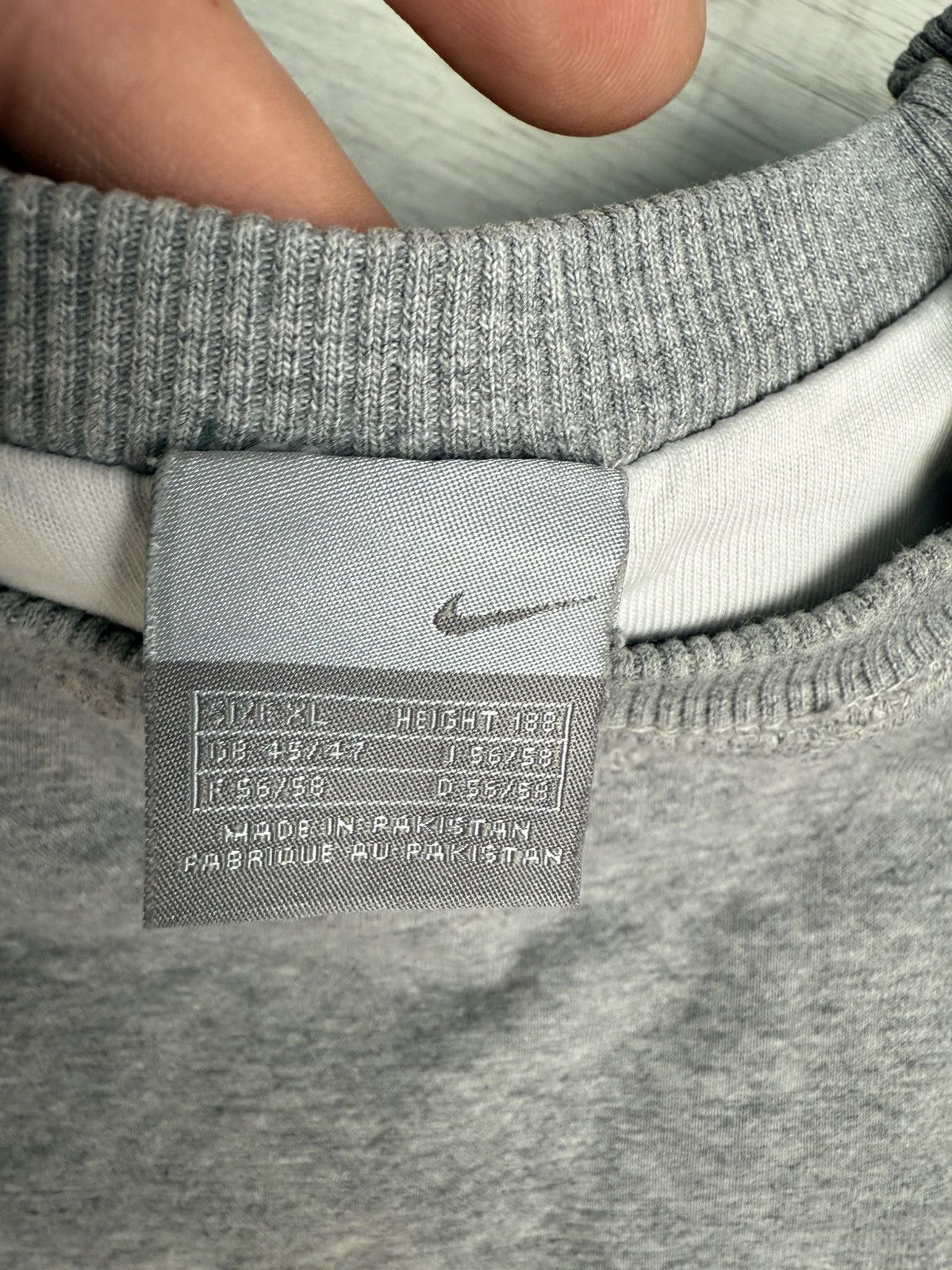 Nike × Vintage Vintage Nike Oversized Sweatshirt crewneck Size US XL / EU 56 / 4 - 3 Thumbnail