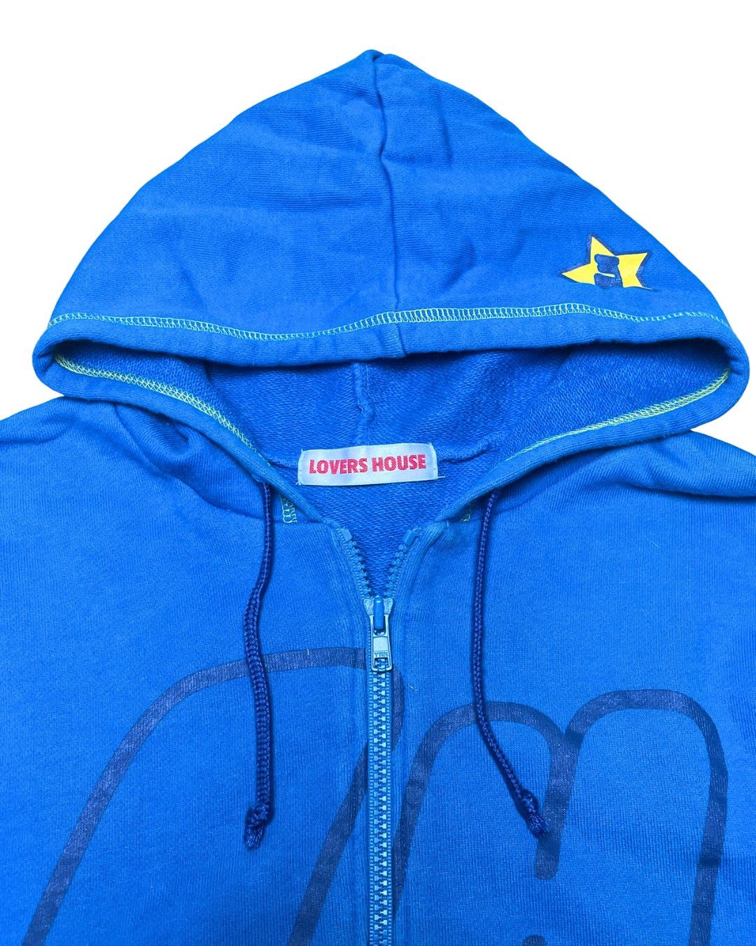 Japanese Brand Lovers House "LH" Big Logo Zip-Up Hoodie Size S / US 4 / IT 40 - 3 Thumbnail