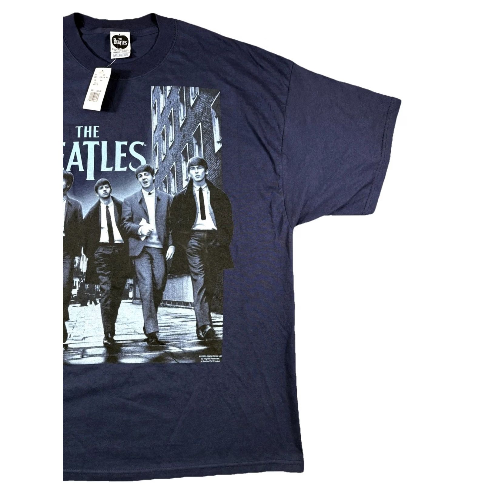 Apple VINTAGE The Beatles Short Sleeve Graphic Tee Men 2XL Blue 2006 Y2K Apple Corps. Ltd. Shirts Men's Graphic Tee 2XL Mens Size US 39 - 3 Thumbnail