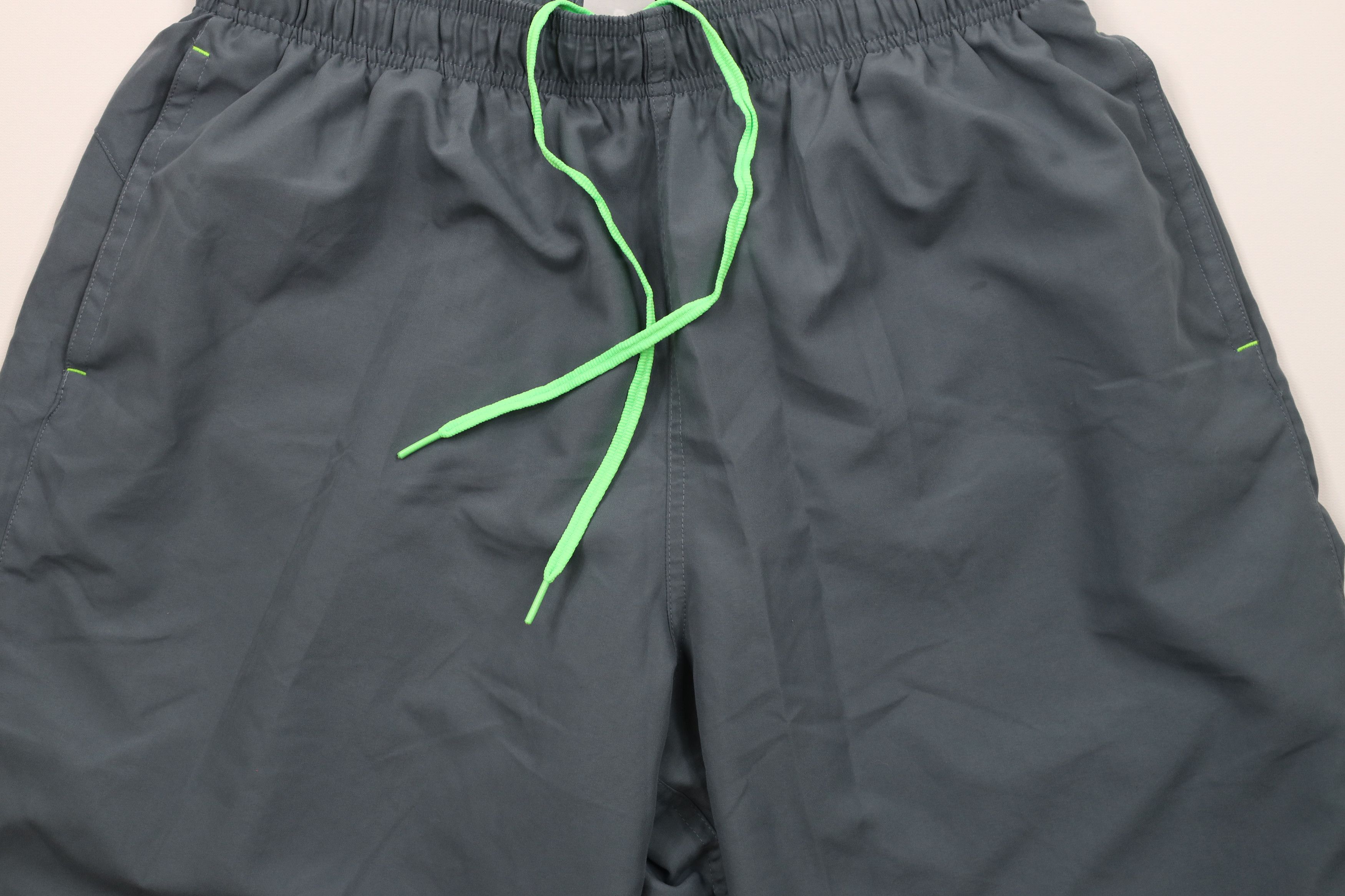 Nike × Vintage Vintage Nike Scott Mini Swoosh Lined Shorts Swim Trunks Gray Size US 36 / EU 52 - 3 Thumbnail
