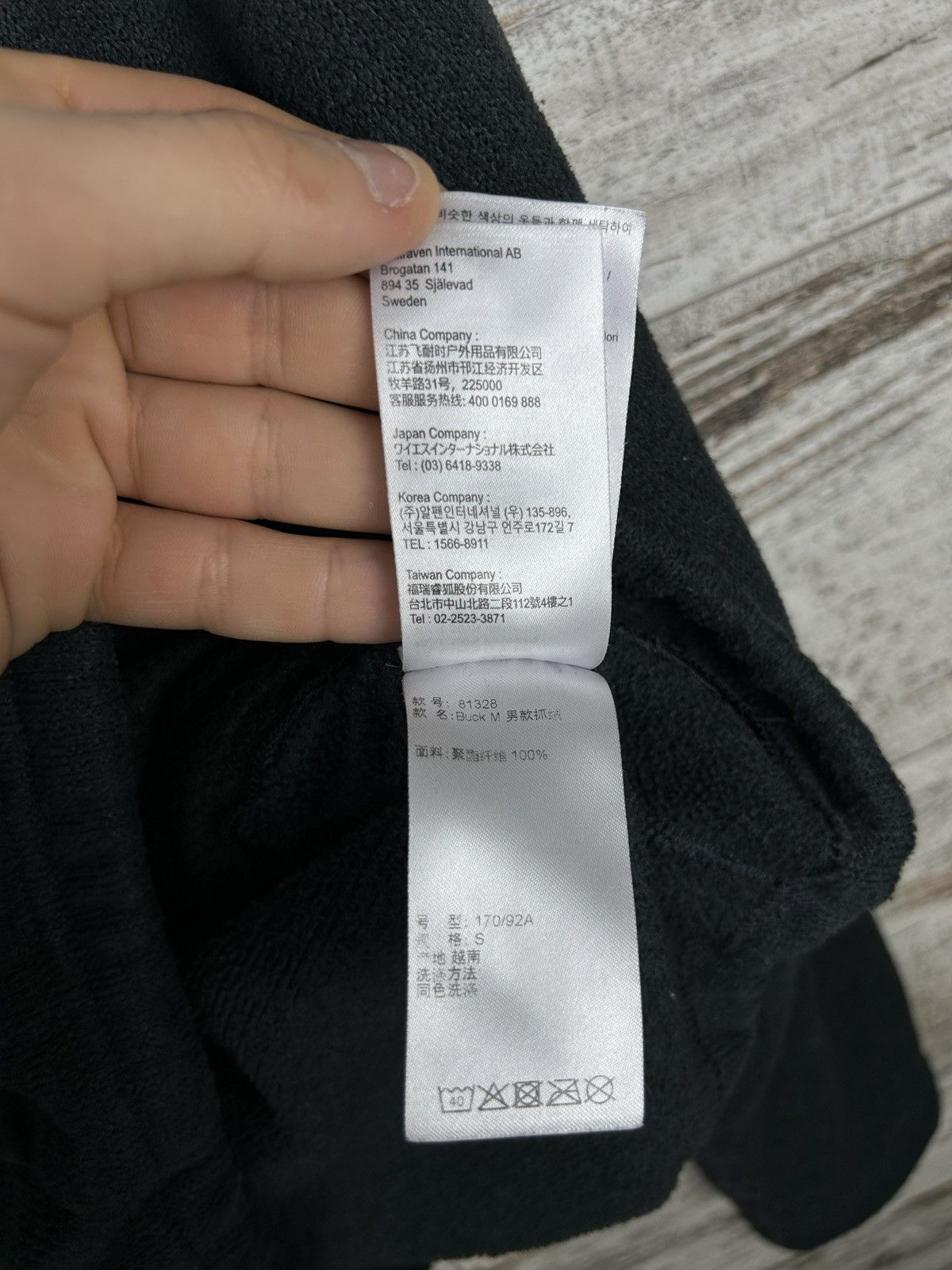 Fjallraven × Vintage Mens Vintage Fjallraven Buck Fleece Graphite outdoor life Size US S / EU 44-46 / 1 - 19 Thumbnail
