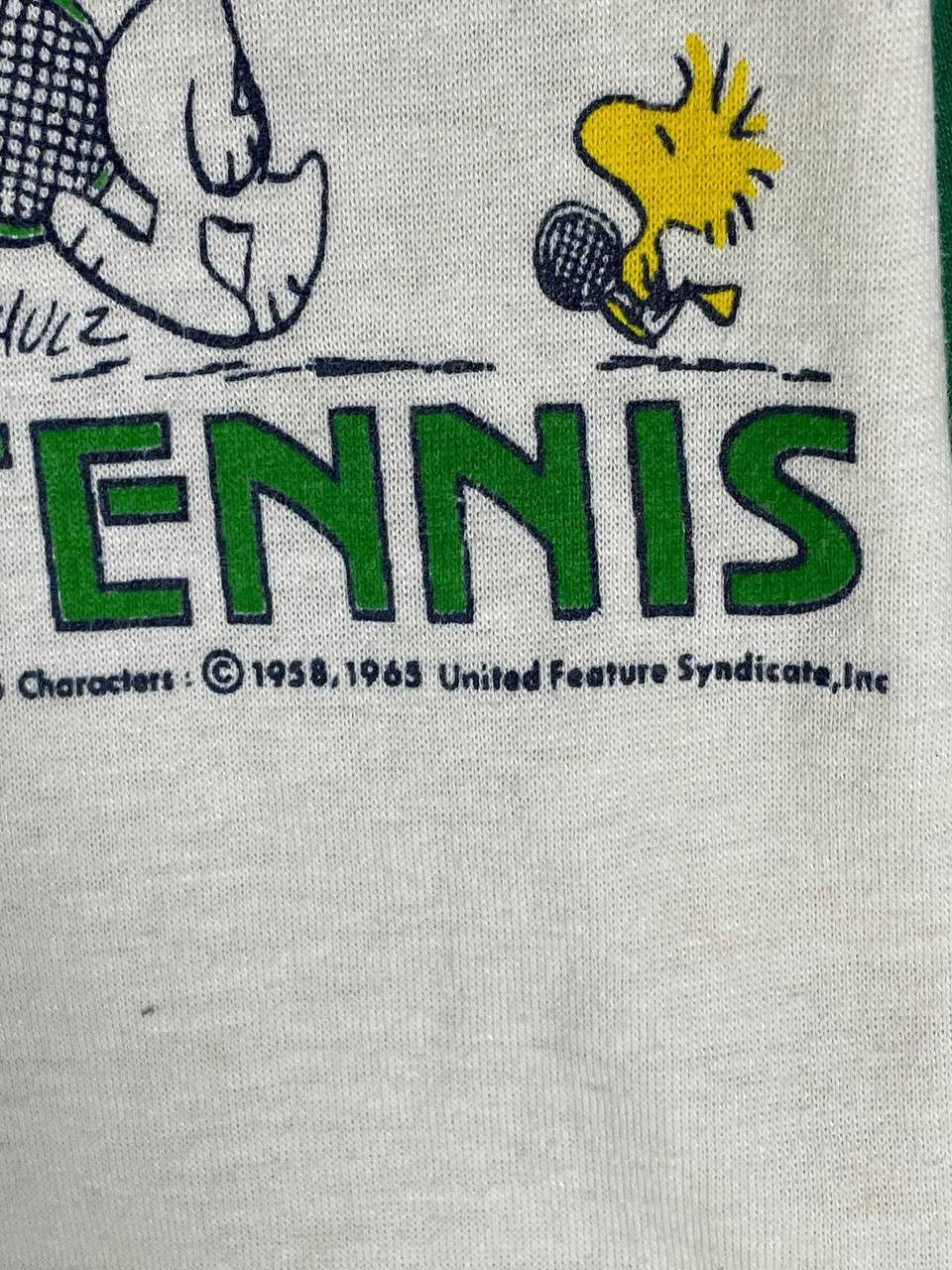 Vintage vintage 60s peanuts cartoon woodstock tennis game Size US L / EU 52-54 / 3 - 6 Thumbnail