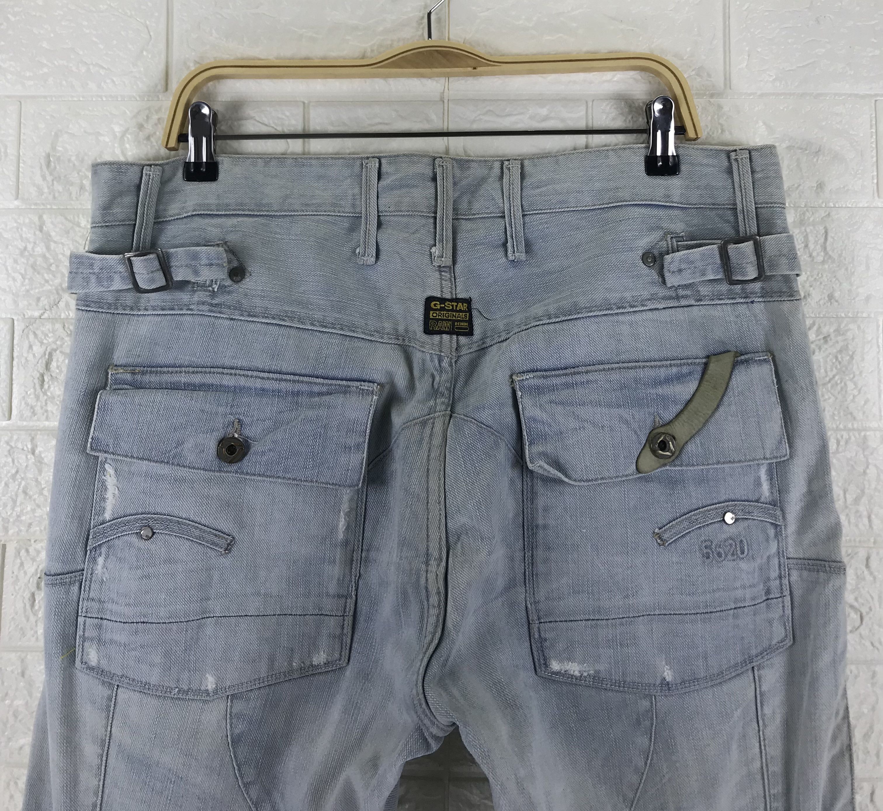 G-Star G-Star Raw Denim Tactical Jeans Size US 36 / EU 52 - 6 Thumbnail