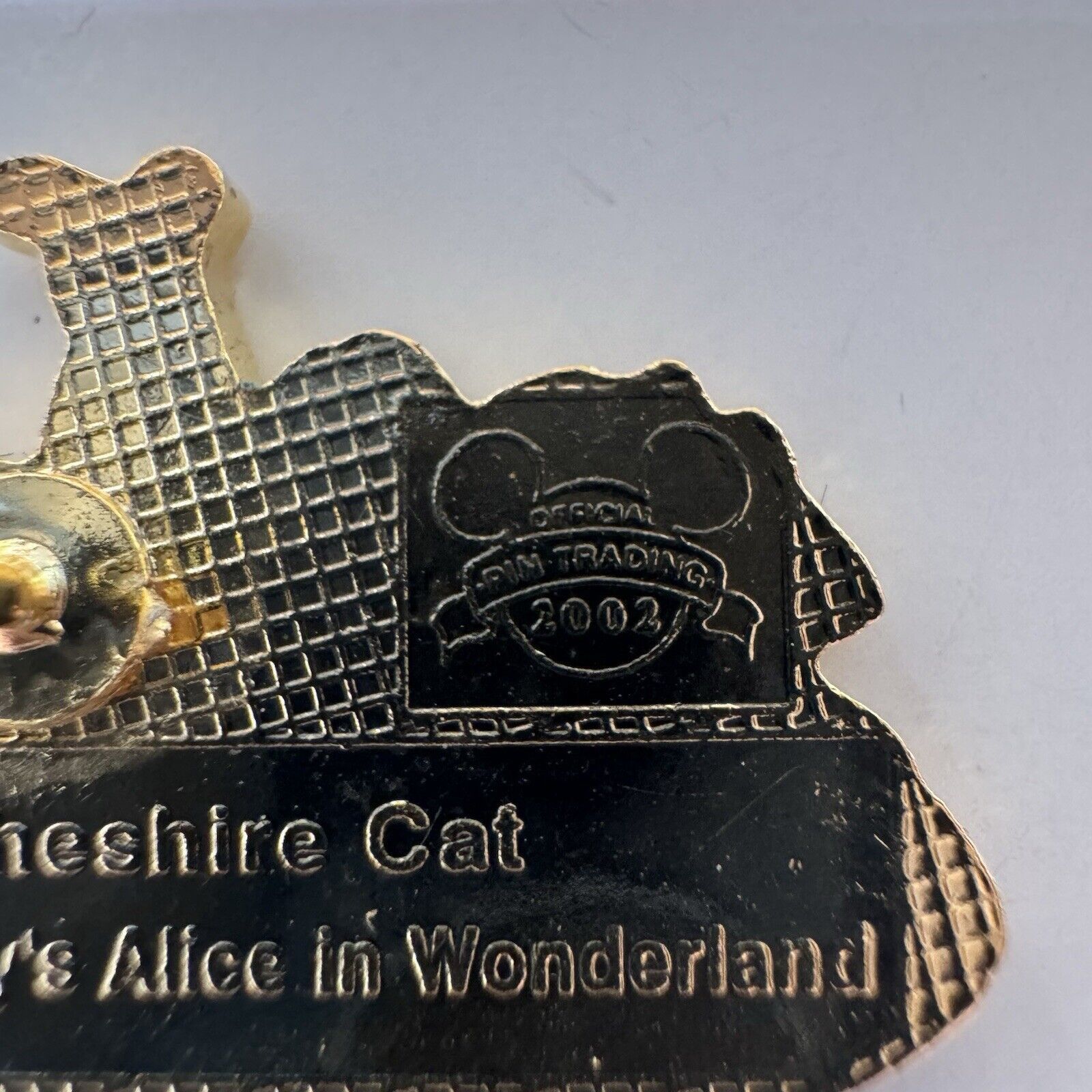Disney Vtg Disney Cheshire Cat Pin Alice in Wonderland 02 Official Size ONE SIZE - 5 Thumbnail