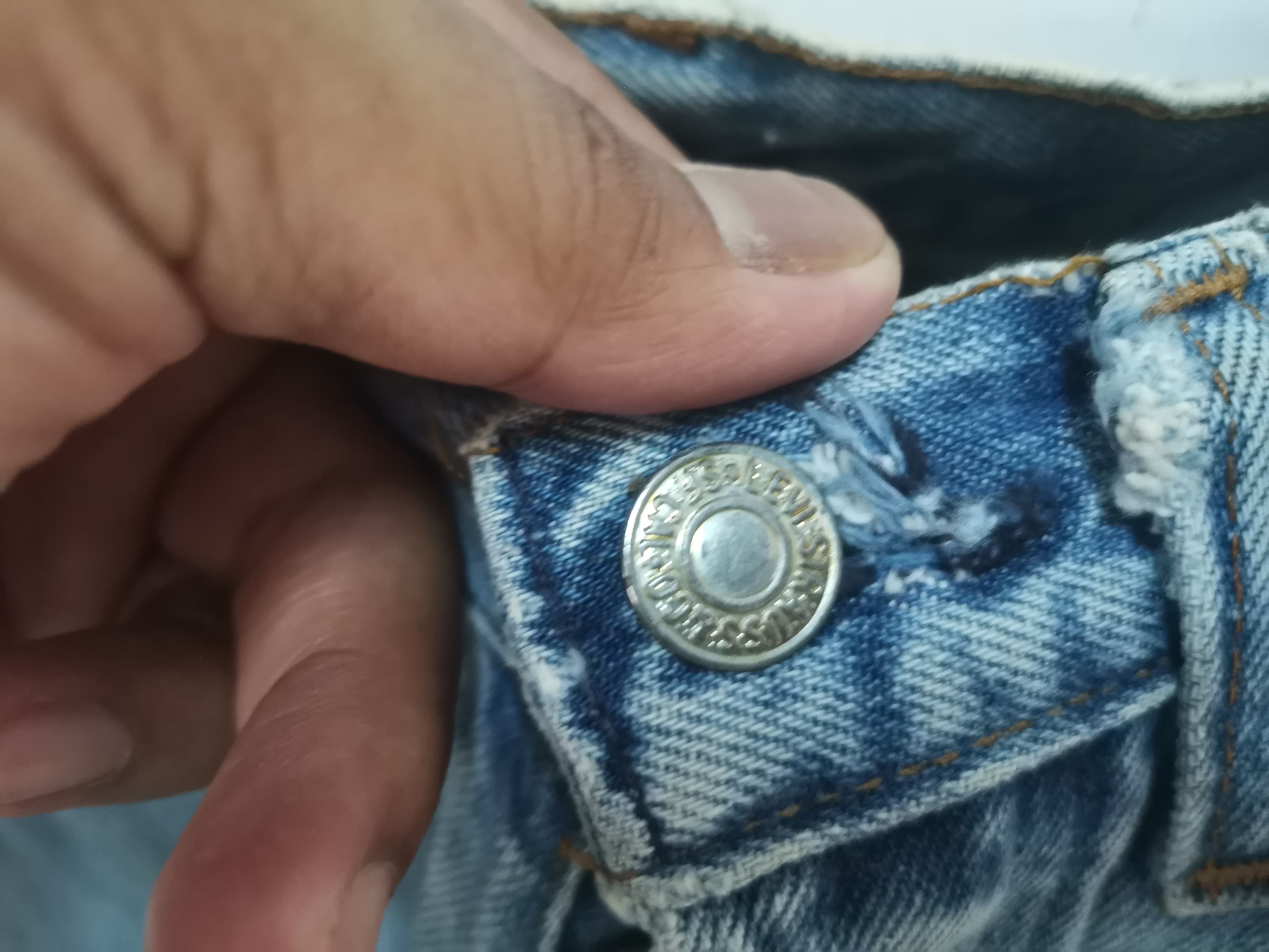 Levi's × Levi's Vintage Clothing Rare vintage Levi's small e red line denim Size US 31 - 10 Thumbnail