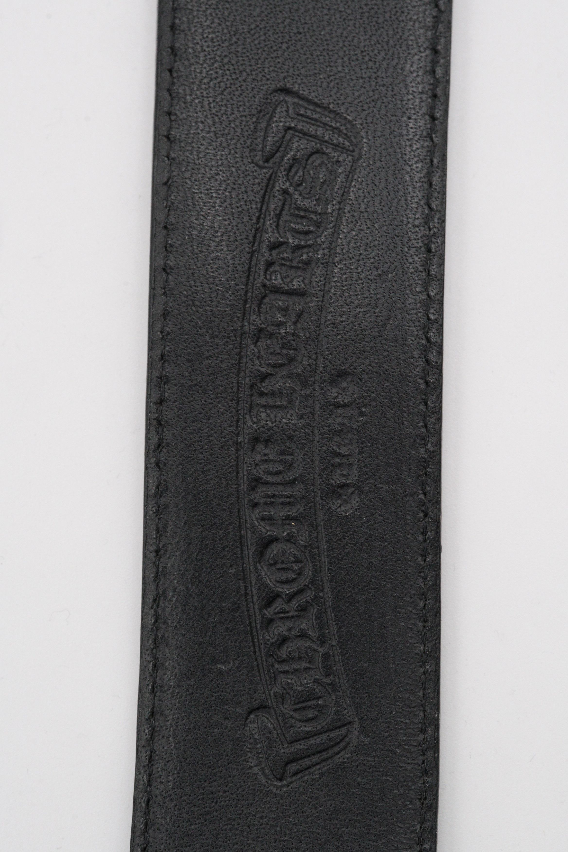 Chrome Hearts Chrome Hearts Black Leather Belt - 34 Size 34 - 5 Thumbnail