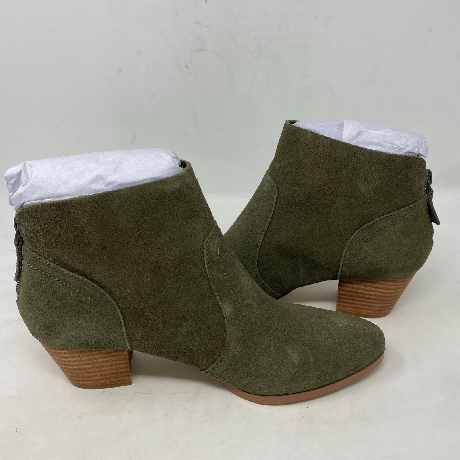 Other Violet & Red Cupid Suede Ankle Booties Womens Olive Size 8 Size US 8 / IT 38 - 6 Thumbnail