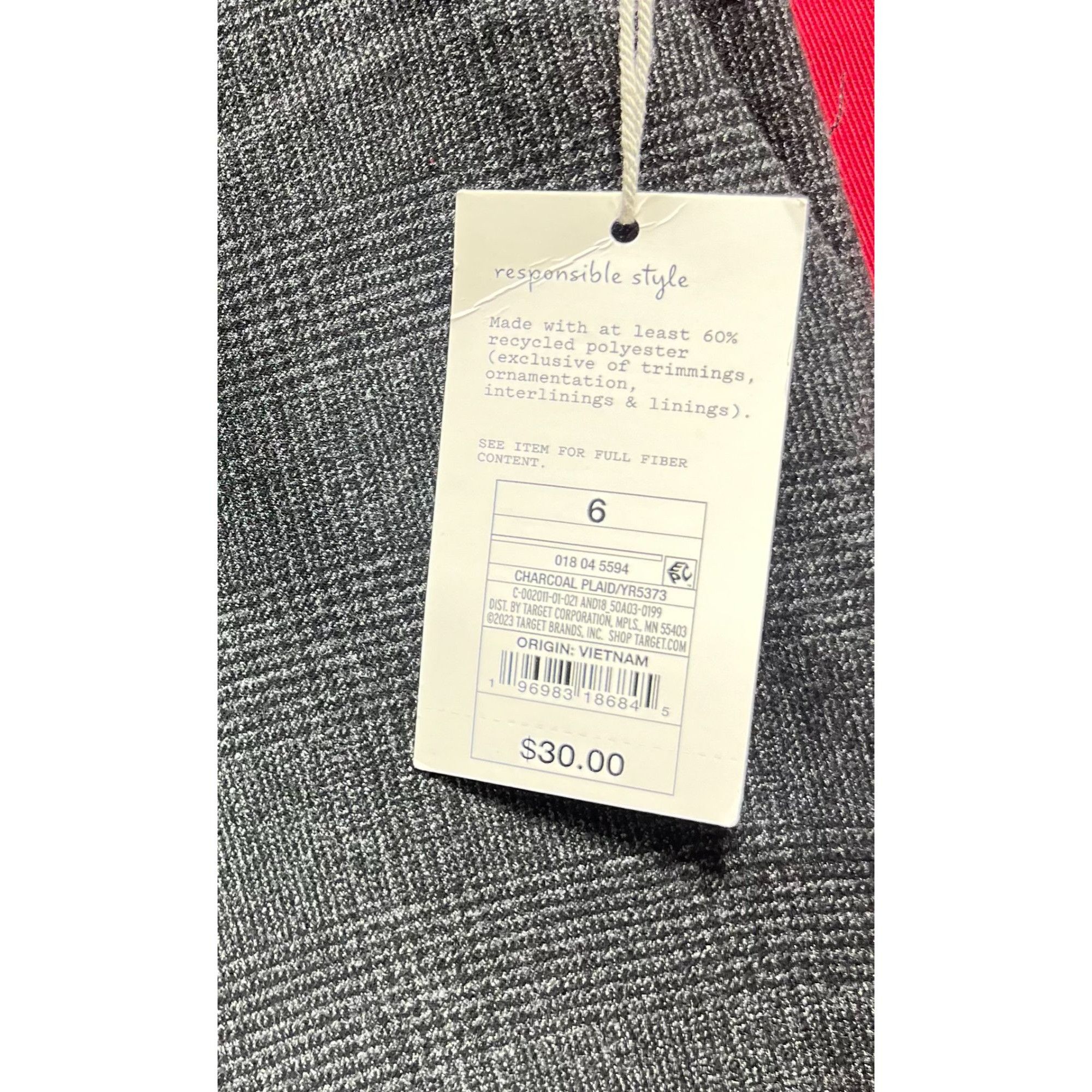 Other A New Day - Women's High-Rise Ankle Jogger Pants - Charcoal Size 28" / US 6 / IT 42 - 10 Thumbnail