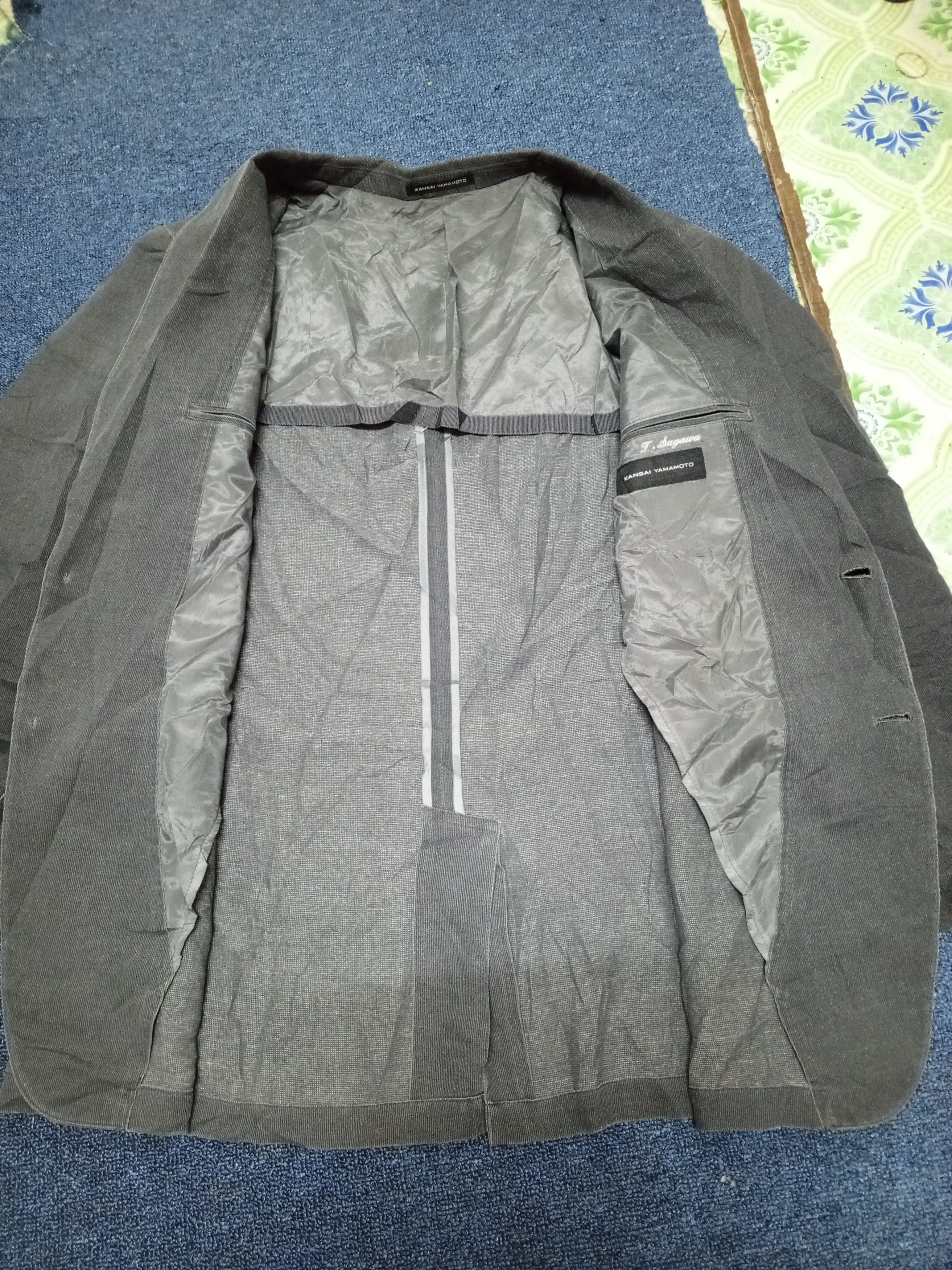 Kansai Yamamoto × Vintage KANSAI YAMAMOTO BLAZER Size 38L - 11 Thumbnail