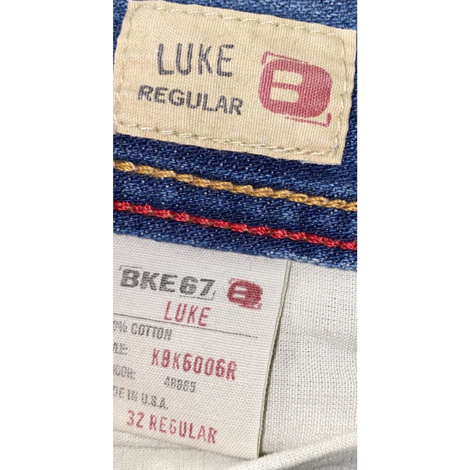 BKE BKE 67 LUKE Jeans Mens Blue Denim Zip Fly 34 In X 29 In Regular Size 34 In Buckle Bke Denim Jeans Mens Size US 34 / EU 50 - 6 Thumbnail