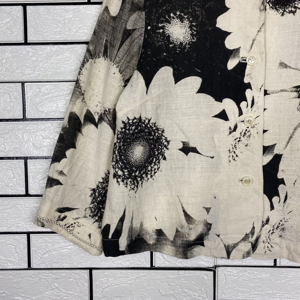 Japanese Brand 📌Cropped Button Jacket R.Lapin Flower Issey Miyake Size M / US 6-8 / IT 42-44 - 5 Thumbnail