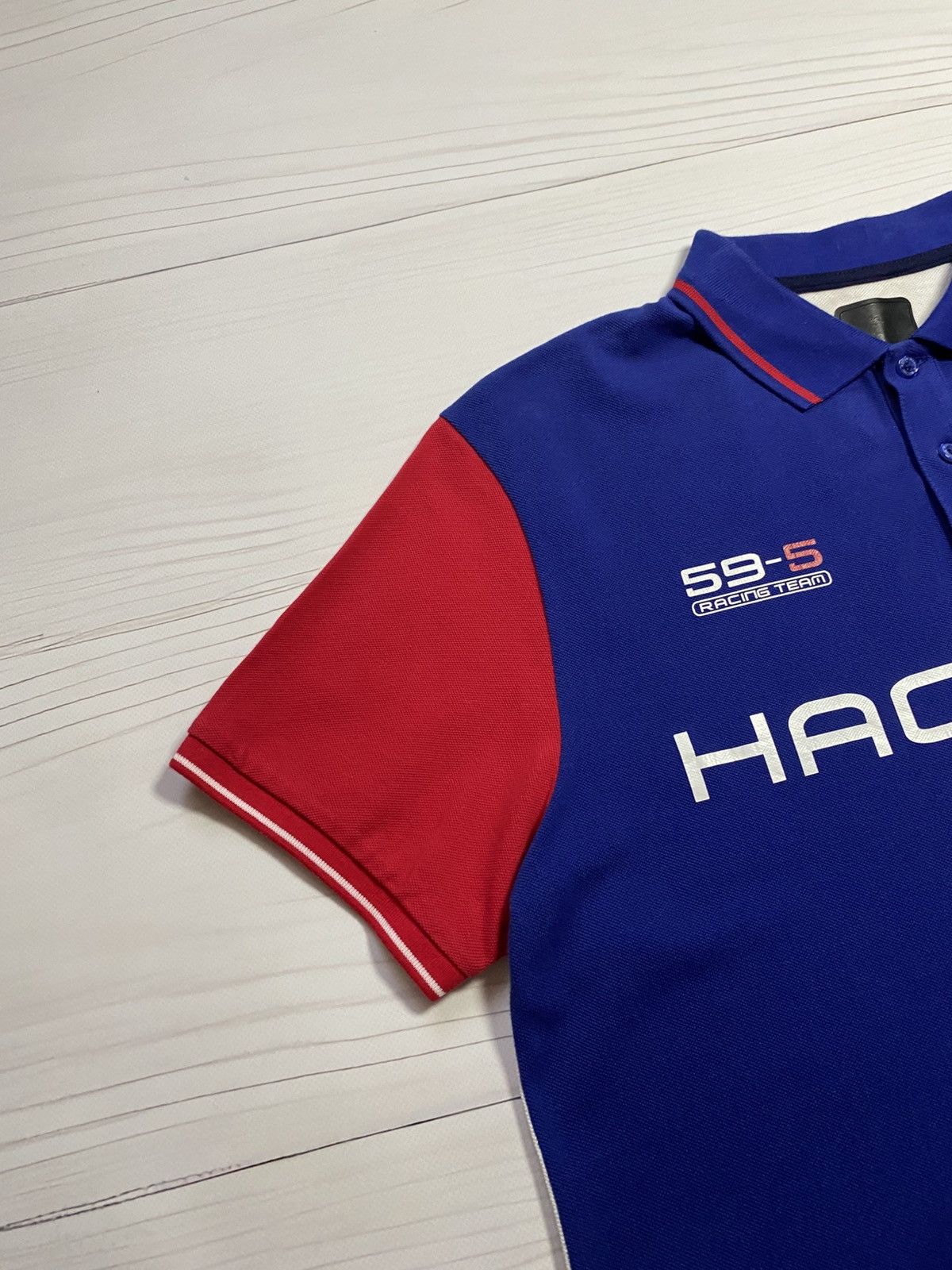 Hackett Hackett Aston Martin Formula Uno Racing polo t shirt Size US L / EU 52-54 / 3 - 12 Thumbnail