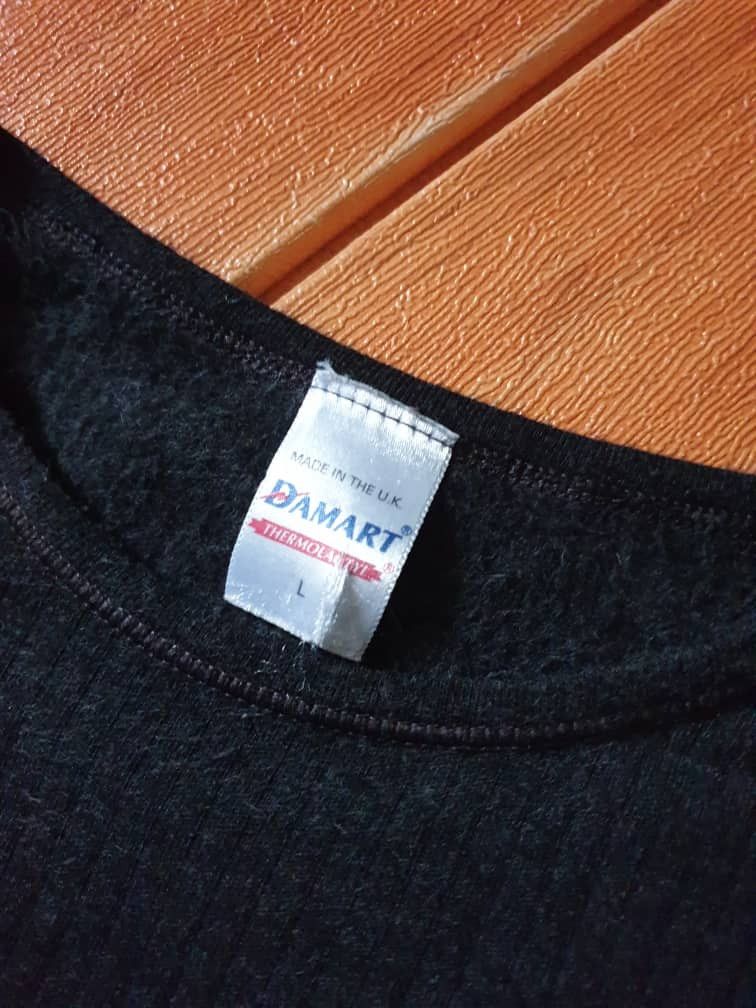Japanese Brand Damart Made in the UK grey colour Shirt Size L / US 10 / IT 46 - 2 Thumbnail