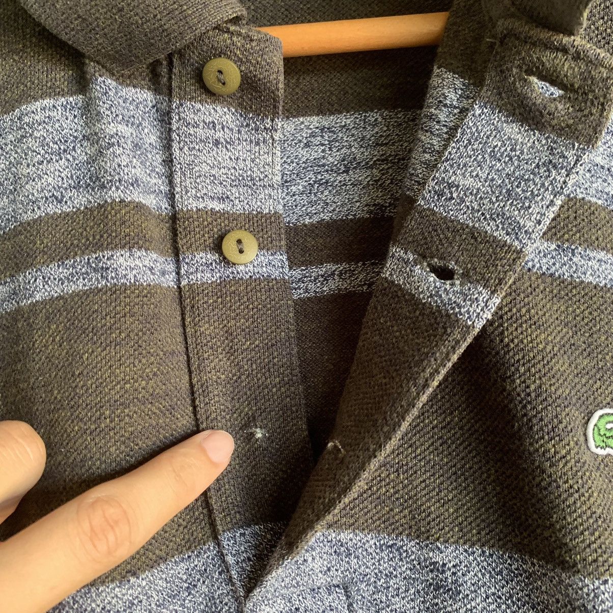Lacoste Vintage Long Sleeve Lacoste Striped Polo Shirt Size US M / EU 48-50 / 2 - 12 Thumbnail