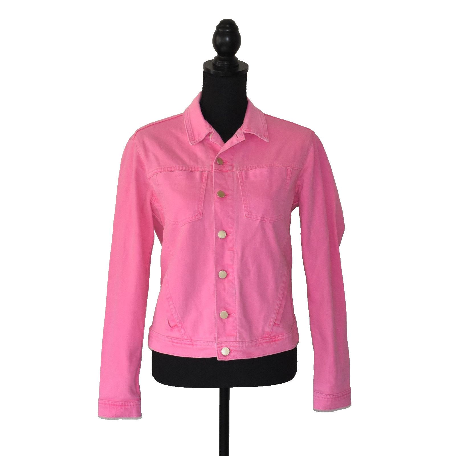 L'AGENCE LAGENCE Celine Button Front Chest Pockets Jacket Sz S $325 Size S / US 4 / IT 40 - 2 Thumbnail
