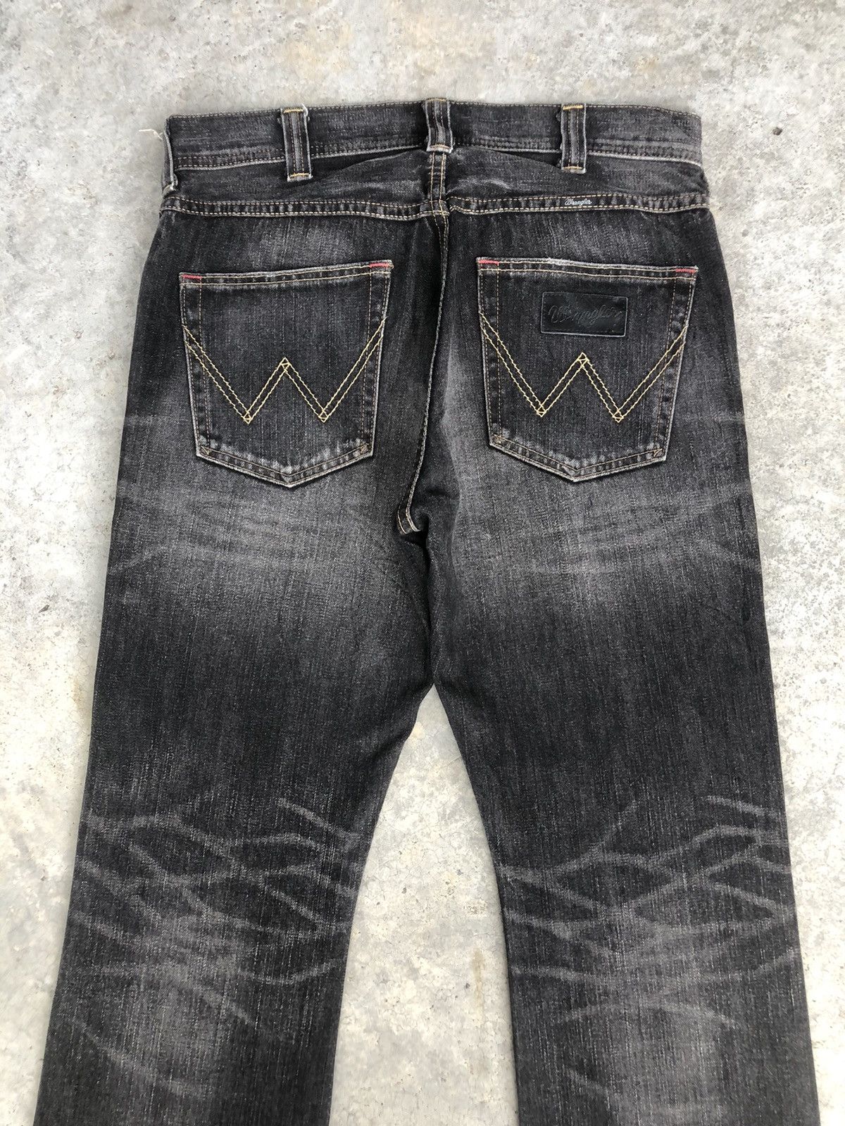 Y2k Wrangler Flared Jeans Distressed Jeans