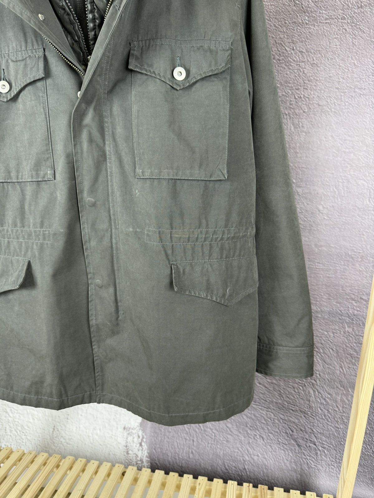 Japanese Brand 2 in 1 Plus One multipocket utility jacket with vest lining Size US XL / EU 56 / 4 - 6 Thumbnail