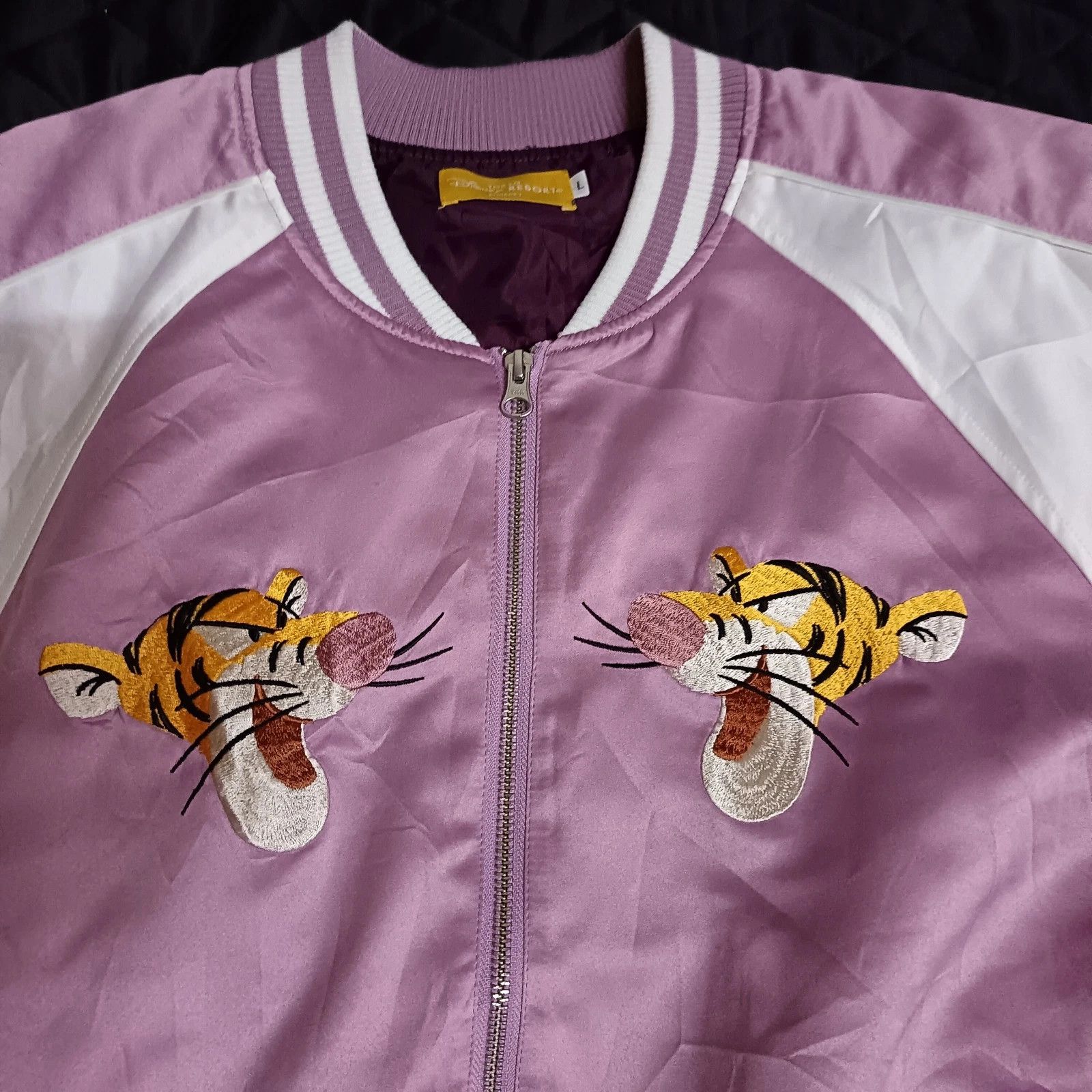 Disney Tokyo Disney Resort Tigger Varsity Jacket Sukajan Embroidery Size US L / EU 52-54 / 3 - 2 Thumbnail