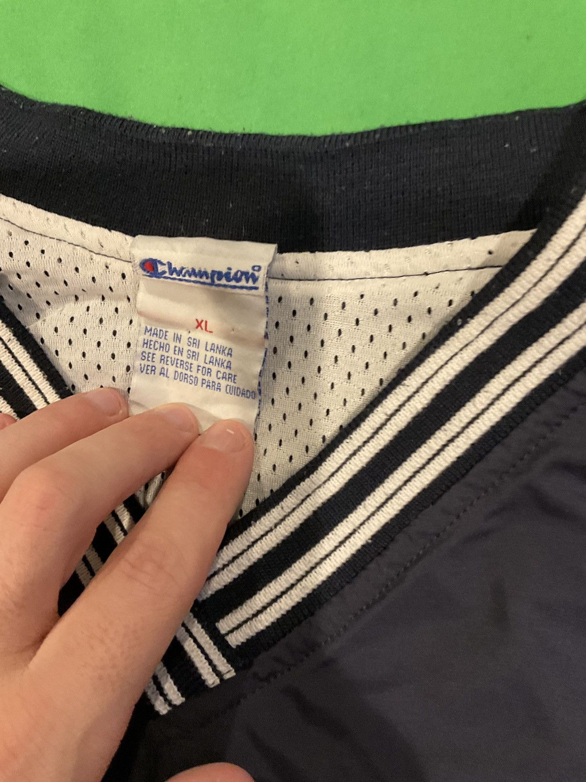 Champion × Vintage Vintage Champion navy windbreaker Size US XL / EU 56 / 4 - 2 Thumbnail