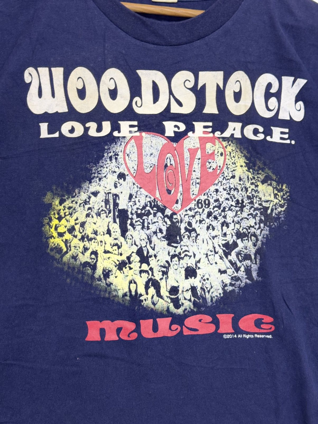 Band Tees × Vintage Woodstock Love Peace Y2K Size US XL / EU 56 / 4 - 4 Thumbnail