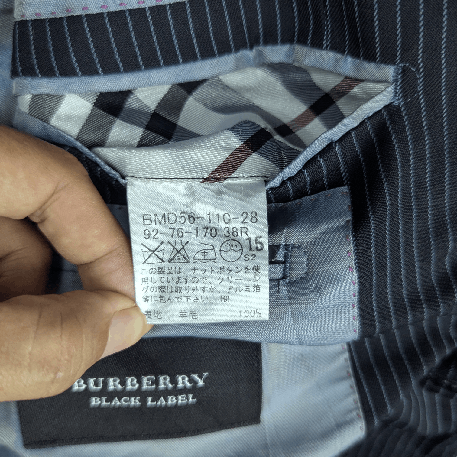 Burberry BURBERRY Blazer Smart Formal Coat Tasmanian Wool Size 38R - 16 Thumbnail