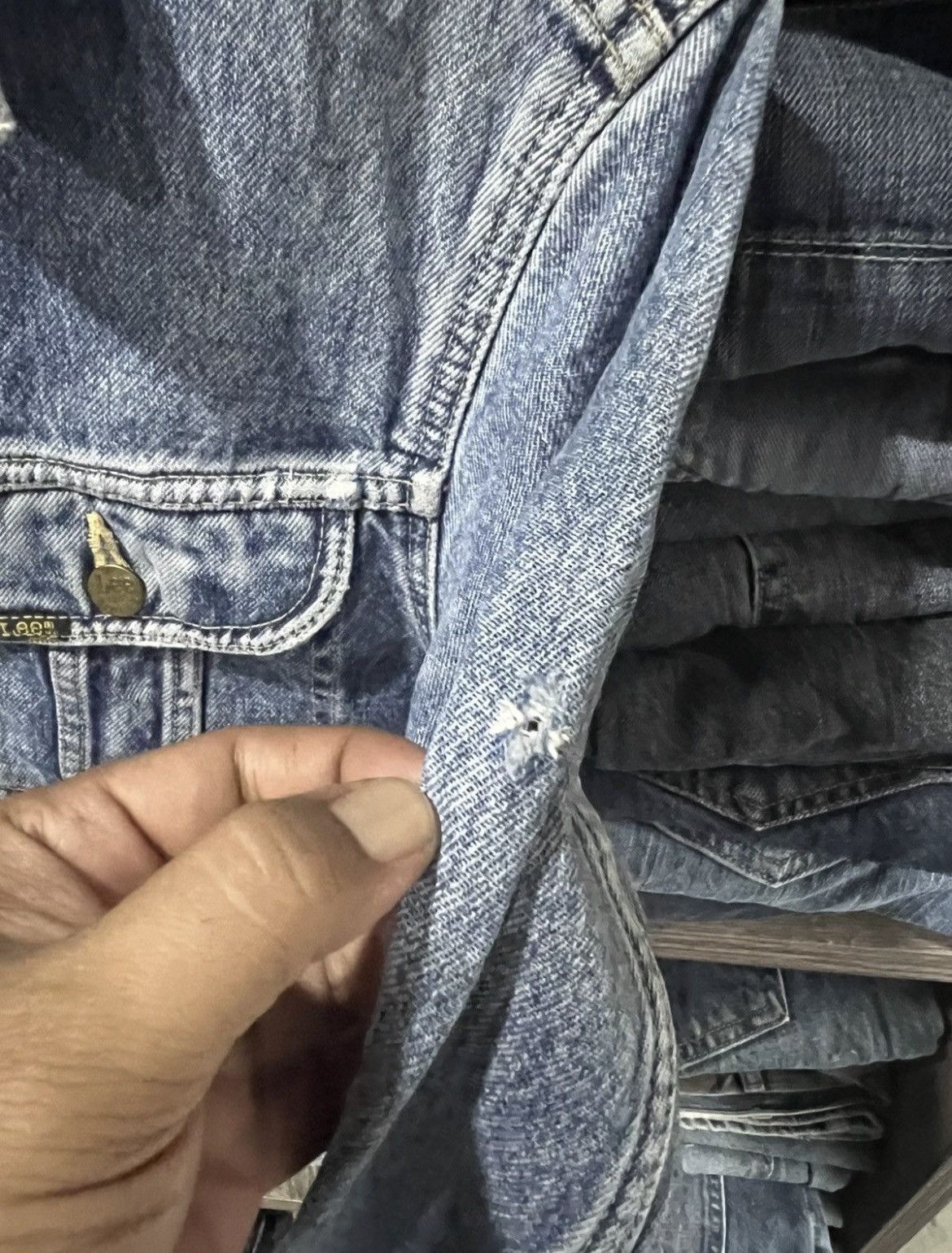 Lee 🔥Vintage Lee Riders x Edwin Denim Trucker Size US S / EU 44-46 / 1 - 14 Thumbnail