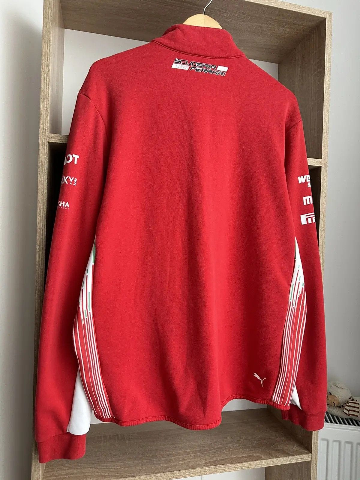 Ferrari × Formula 1 Vintage Ferrari Racing Red Rugby Sweatshirt Formula Uno Size US L / EU 52-54 / 3 - 12 Thumbnail