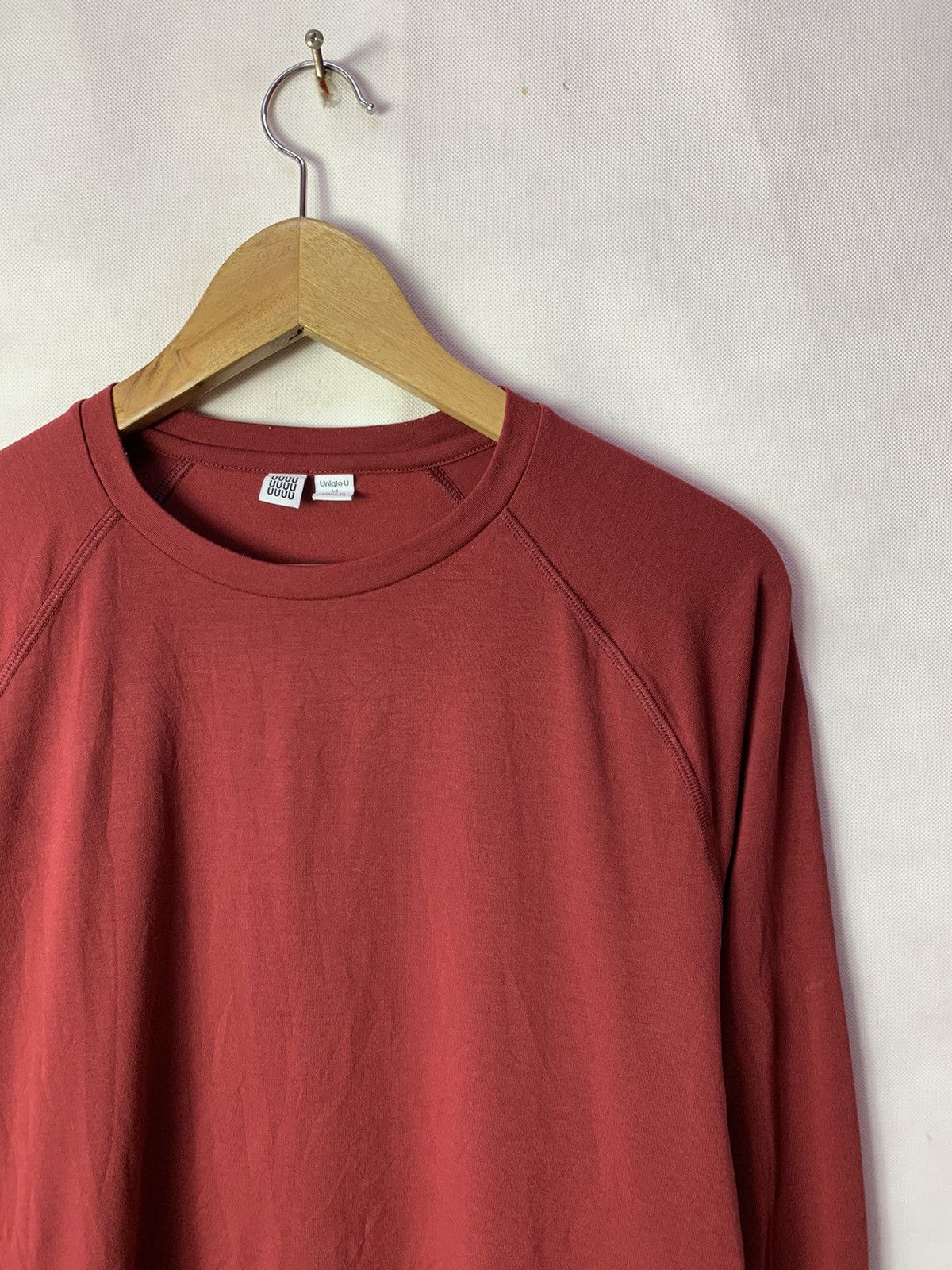 Japanese Brand × Uniqlo 🔥 Uniqlo UU not Undercover Longsleeves Red Tee Size US M / EU 48-50 / 2 - 2 Thumbnail