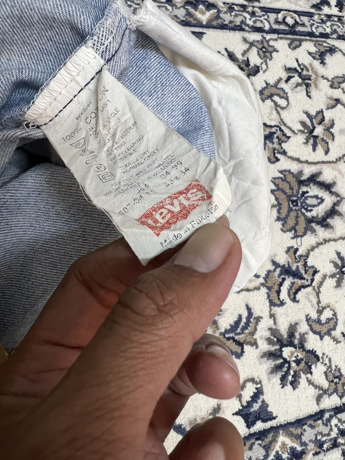Levi's Levis Orange Tab Distressed Denim Size US 33 - 16 Thumbnail