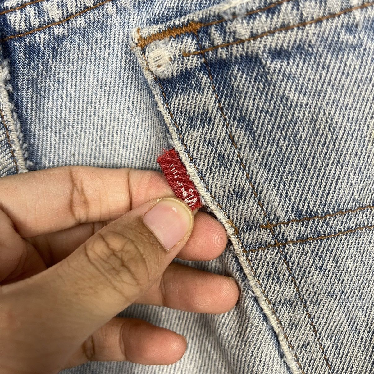 Japanese Brand Vintage 80s Levis 501 Big E Button Fly Distressed Jeans Size US 32 / EU 48 - 16 Thumbnail