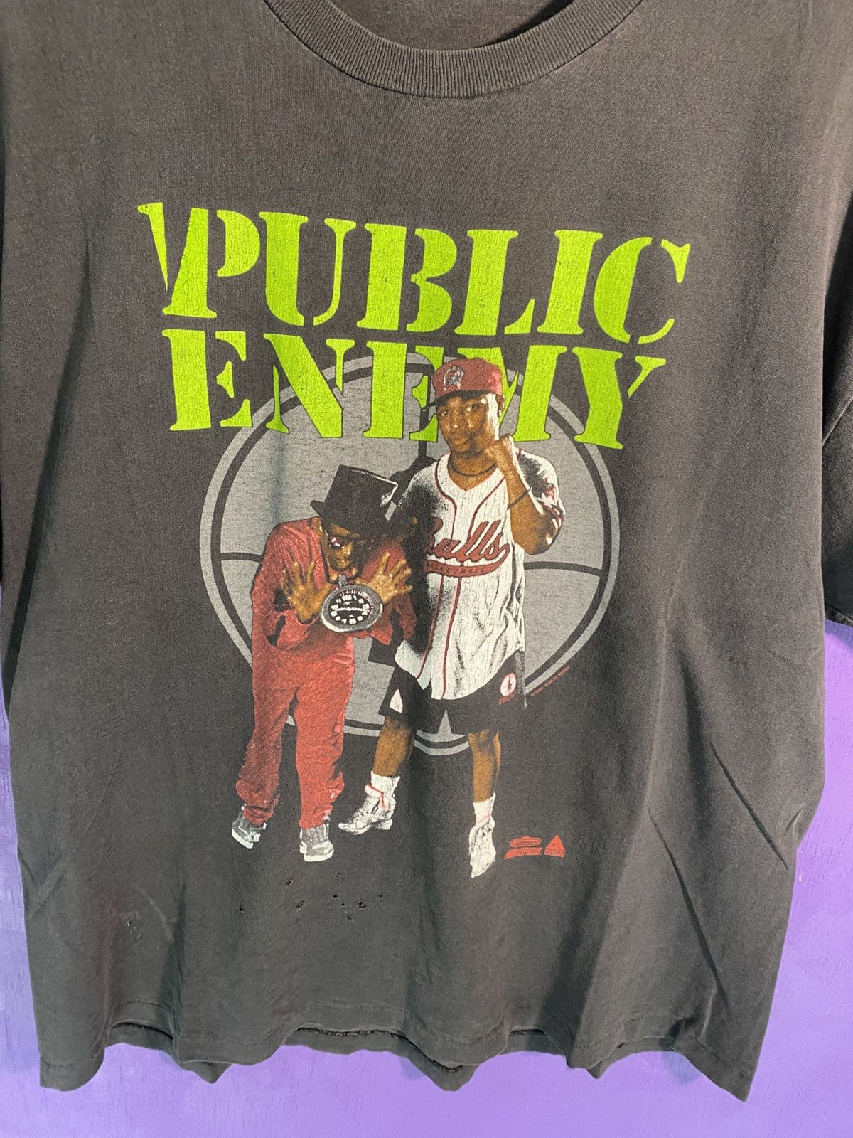 Rap Tees Vintage 1991 Public enemy apocalypse tour tee Size US L / EU 52-54 / 3 - 3 Thumbnail
