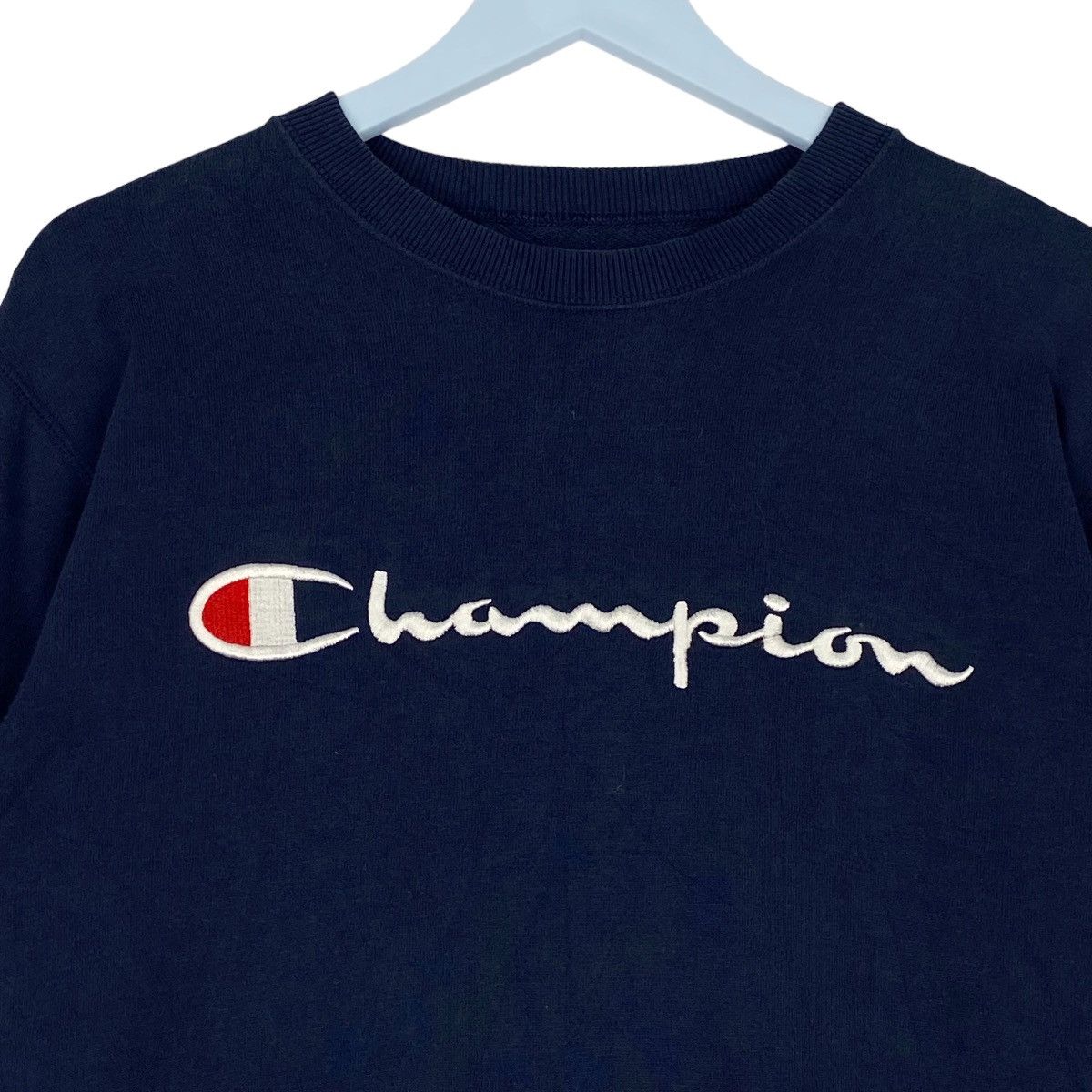 Champion × Vintage Vintage Champion Embroidered Logo Crewneck Sweatshirt Size US M / EU 48-50 / 2 - 5 Thumbnail