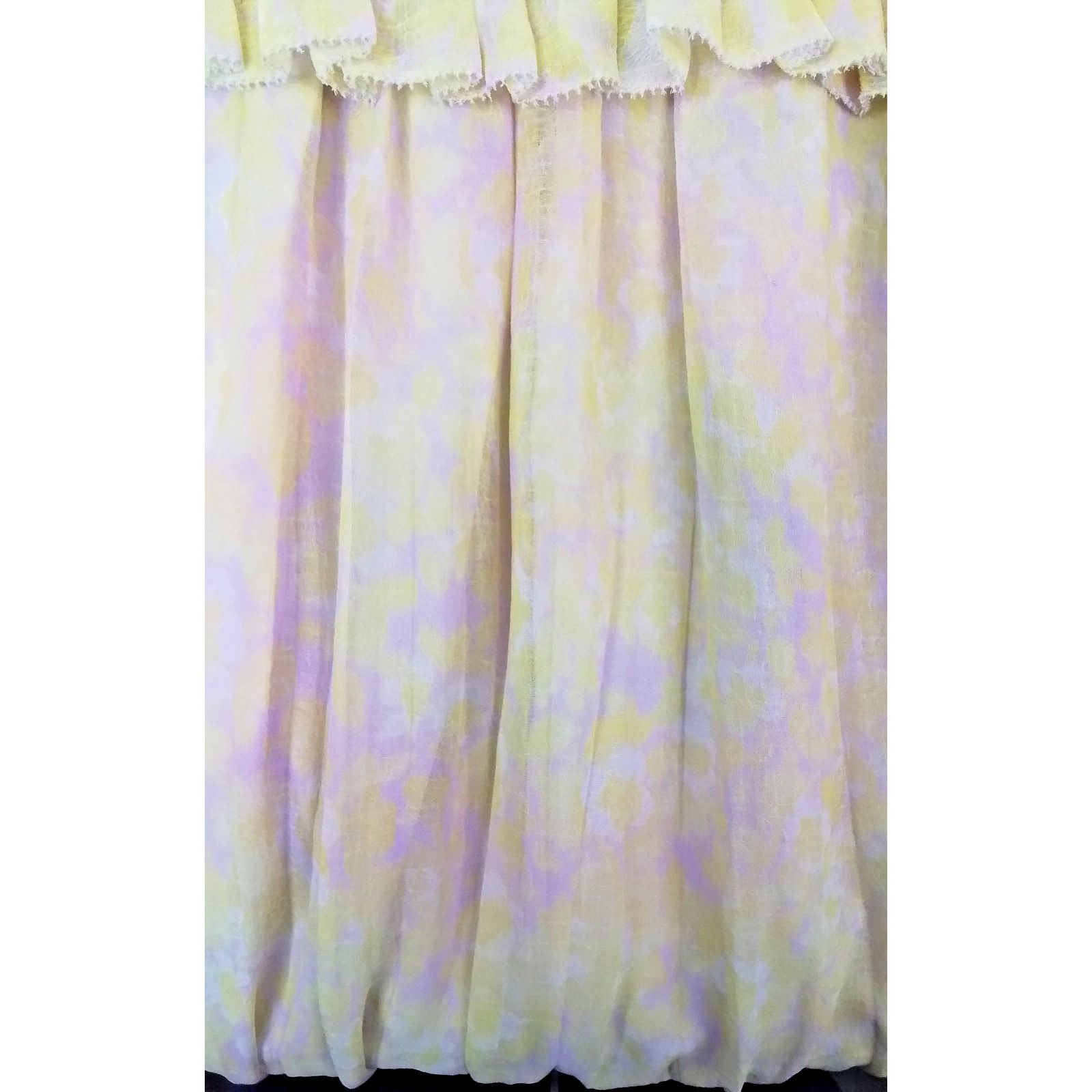 Other Hatch Maxi Dress Women's Size 1 Floral Ruched Yellow Pink Size XS / US 0-2 / IT 36-38 - 3 Thumbnail