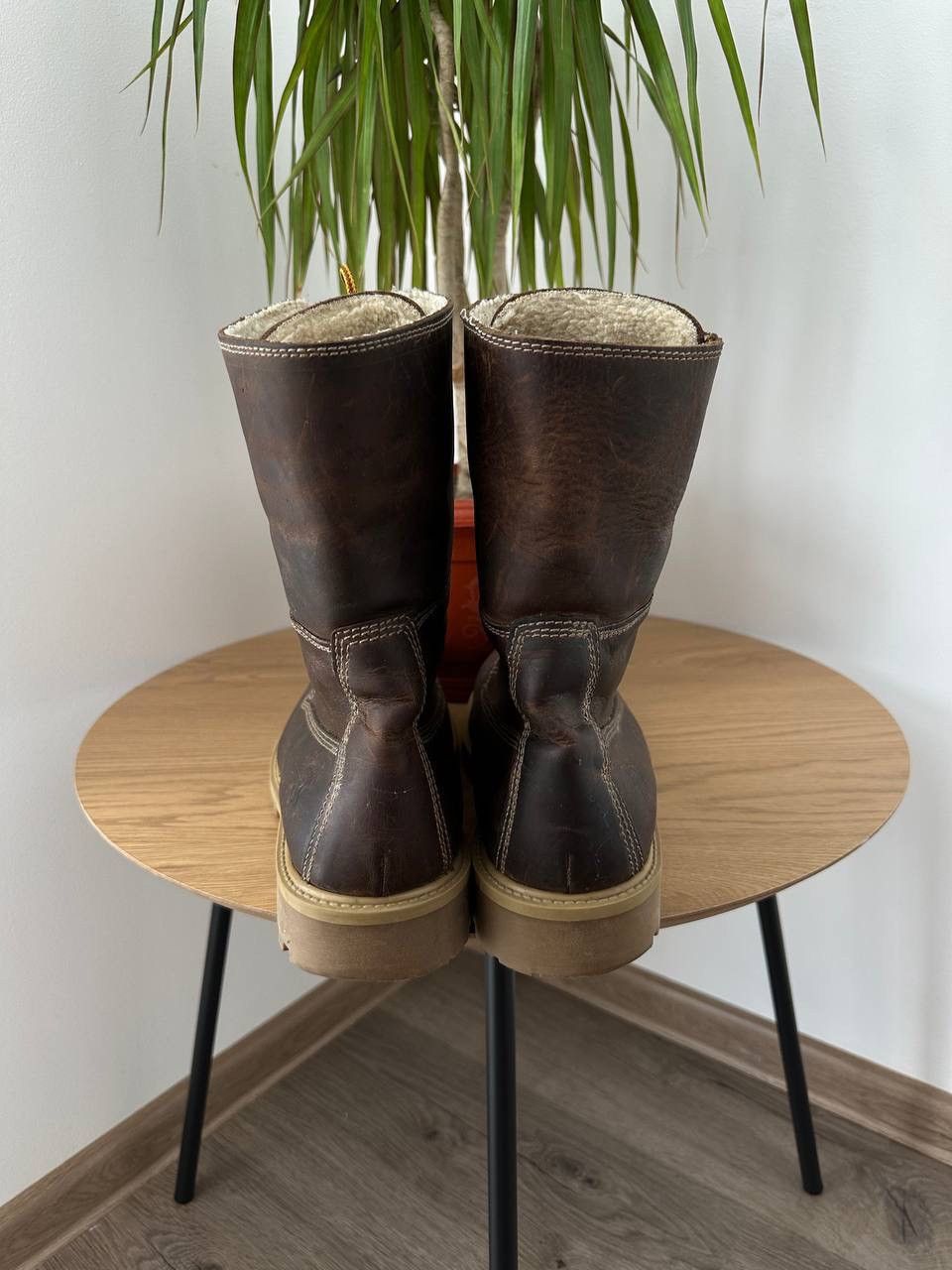 Japanese Brand × Vintage Vintage Weinbrenner Brown Leather Boots Size US 9.5 / EU 42-43 - 6 Thumbnail