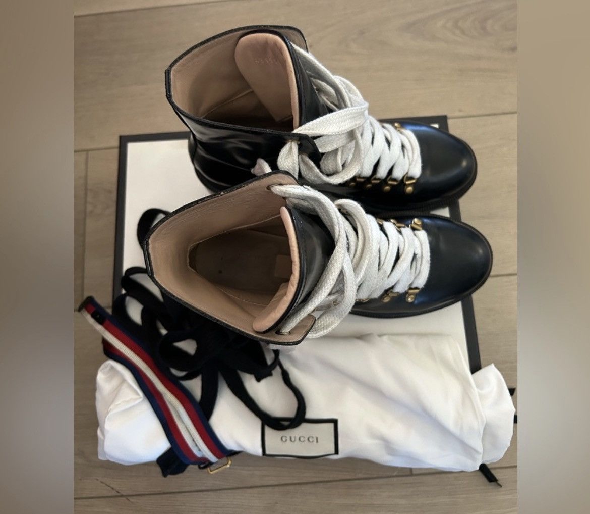 Gucci Gucci very gently used leather sylvie boot size 39 Size US 9 / IT 39 - 6 Thumbnail