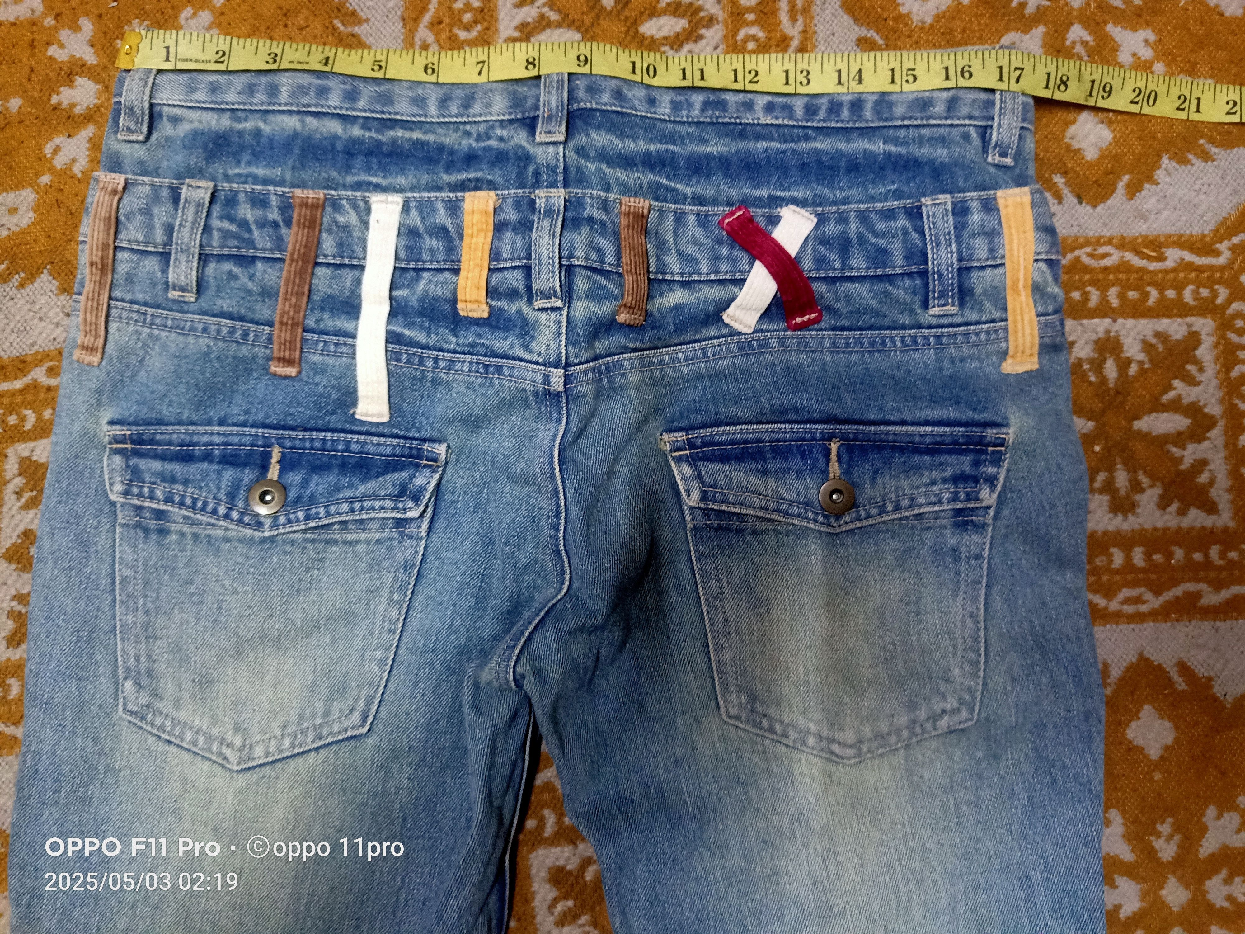 If Six Was Nine × Japanese Brand × Le Grande Bleu (L.G.B.) Unbrand Double Waist Flare Denim Size US 34 / EU 50 - 4 Thumbnail