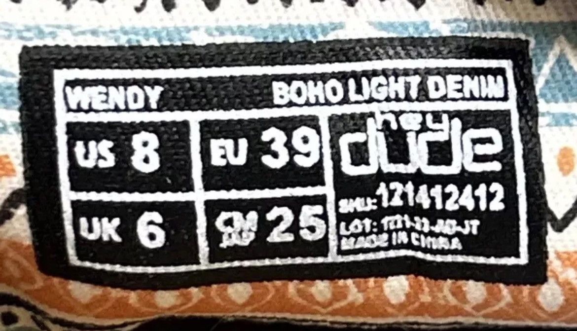 Other Size 8 - Women’s Hey Dude Wendy Boho 121412412 Men’s 6.5 Size US 8 / IT 38 - 9 Thumbnail