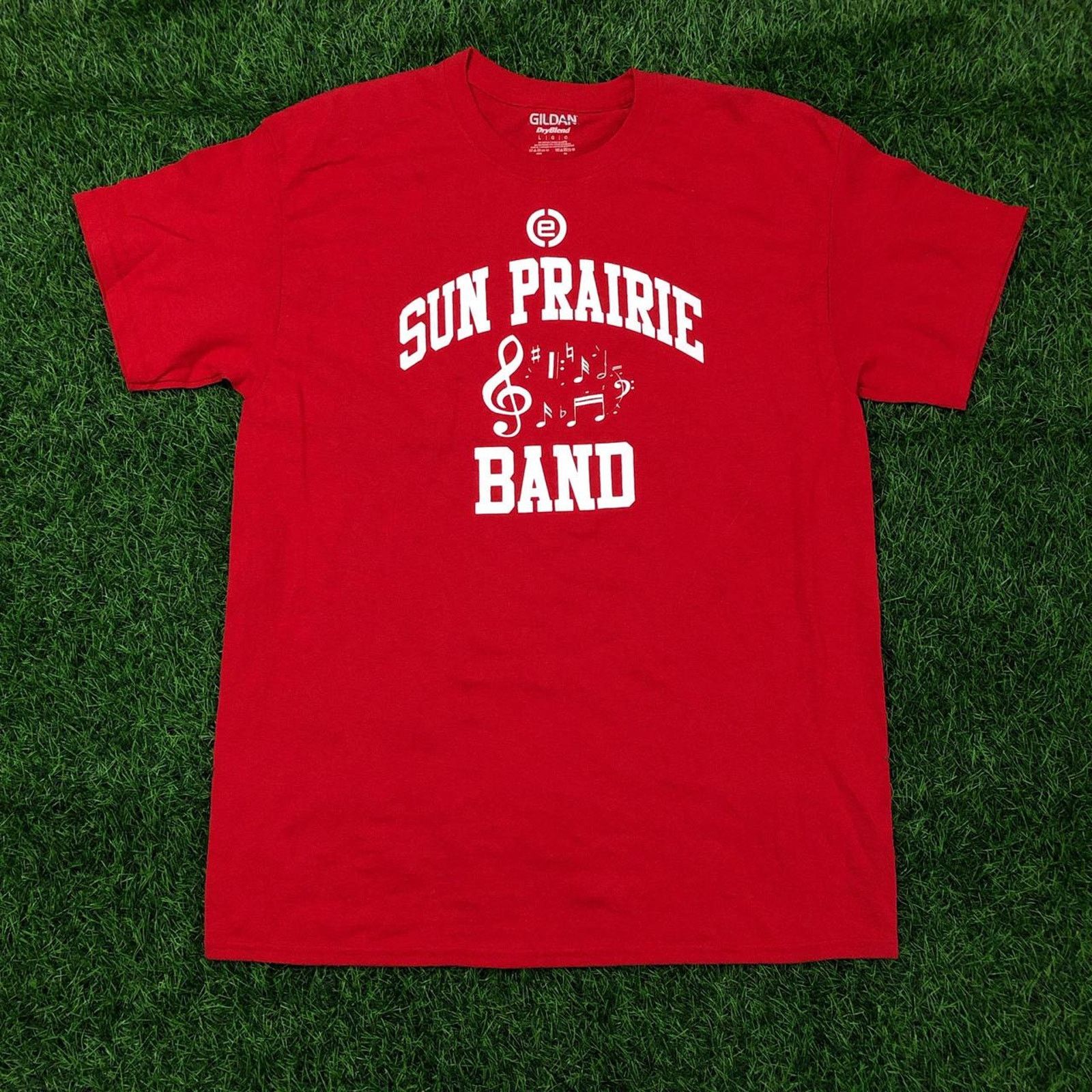 Gildan Red Sun Prairie Band Graphic Tee Size US L / EU 52-54 / 3 - 1 Thumbnail